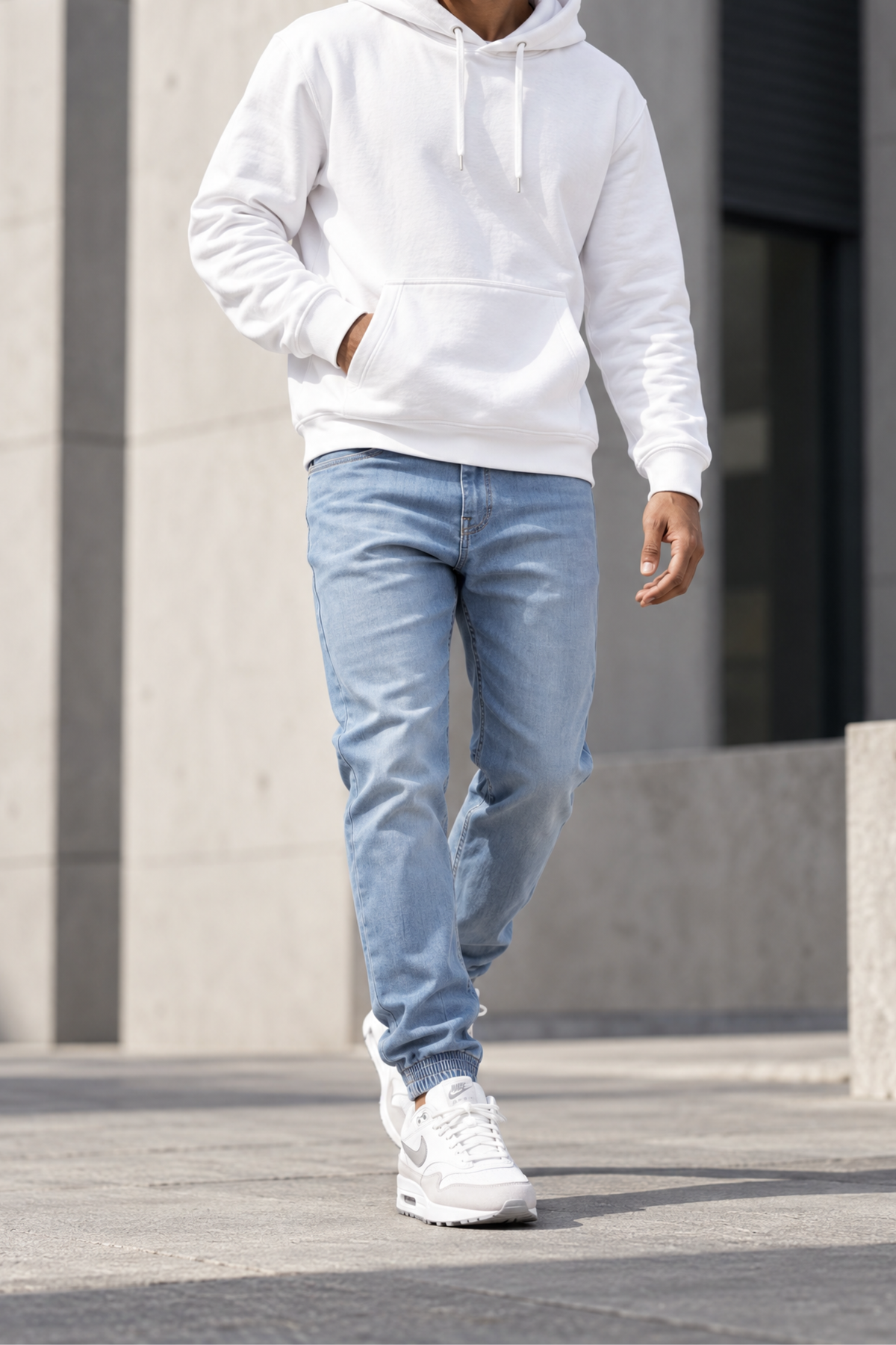 LOM – Jogpant Denim – 2 Stone