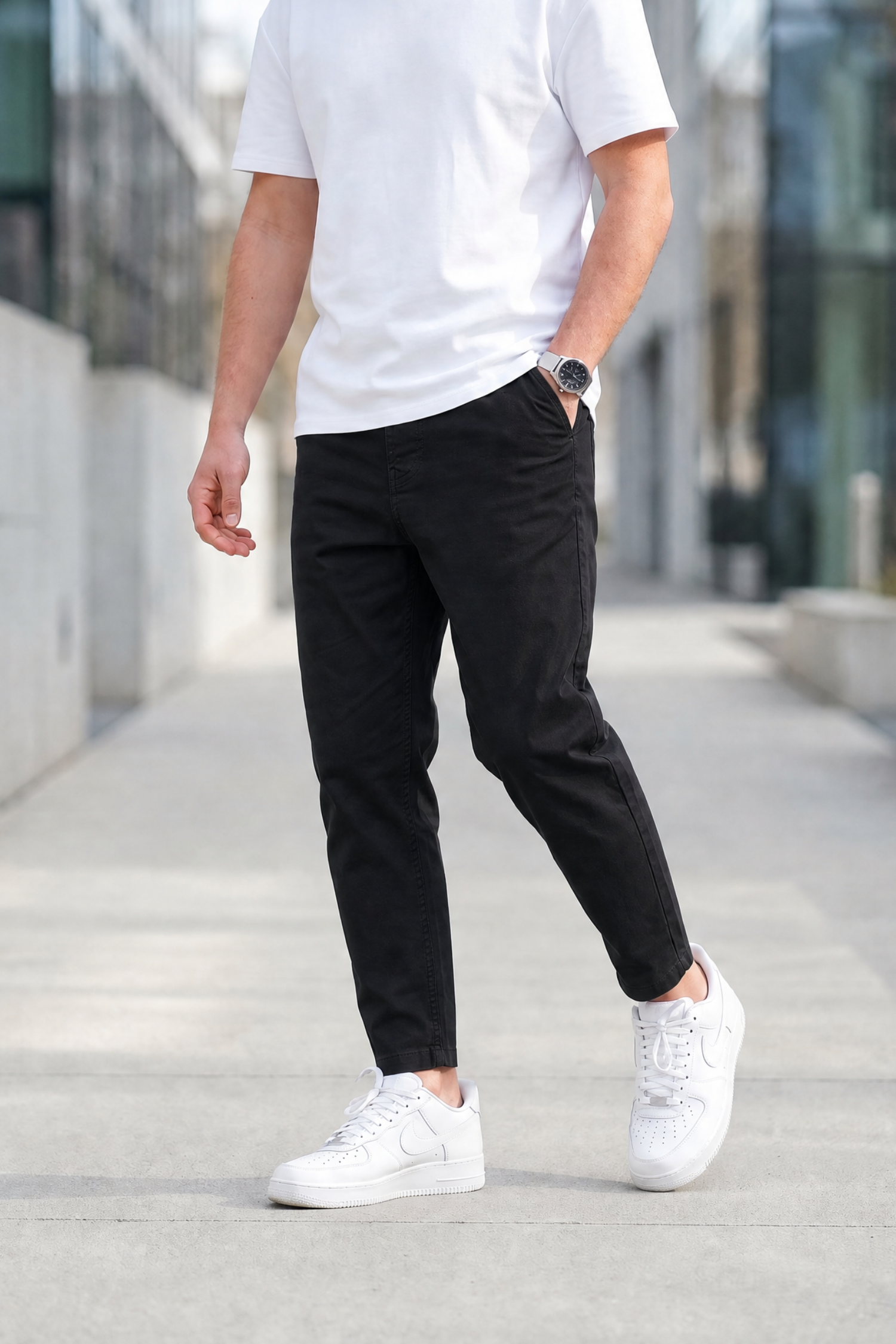 EVOK – Pantalon 7/8 - noir