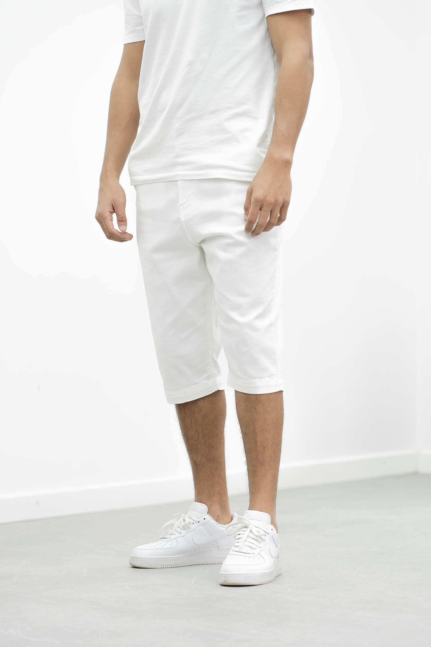 CHEVY - Bermuda long - Ivoire