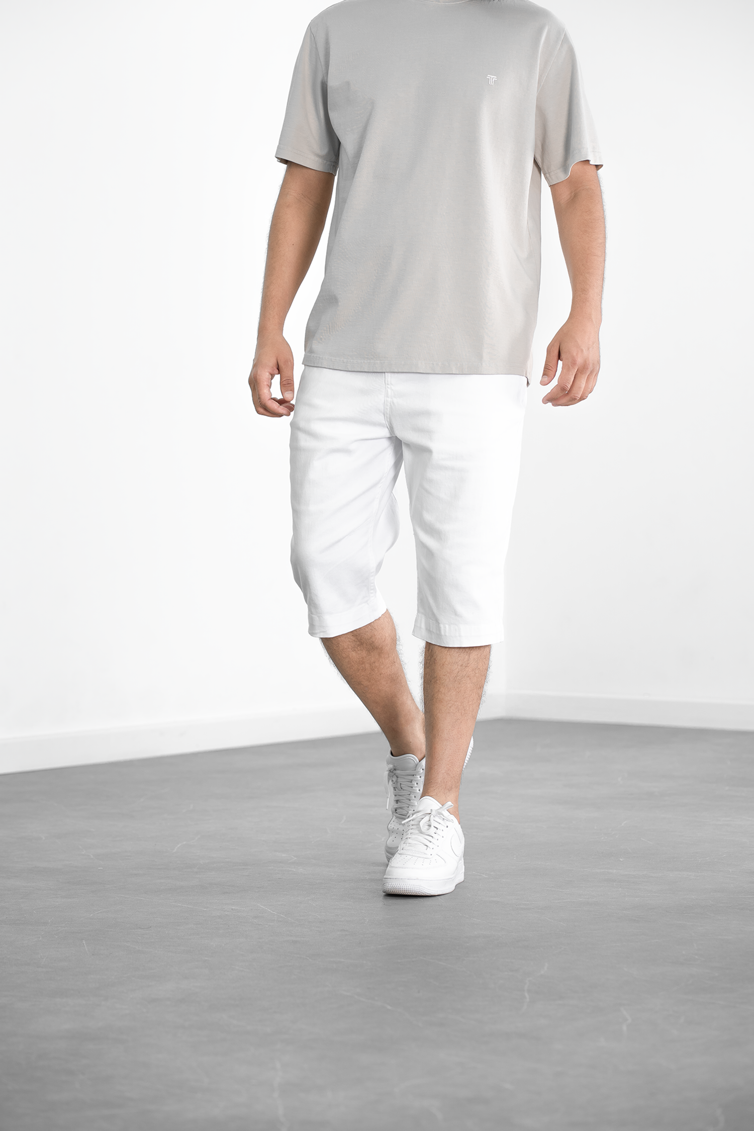 SOFT - Bermuda long - blanc