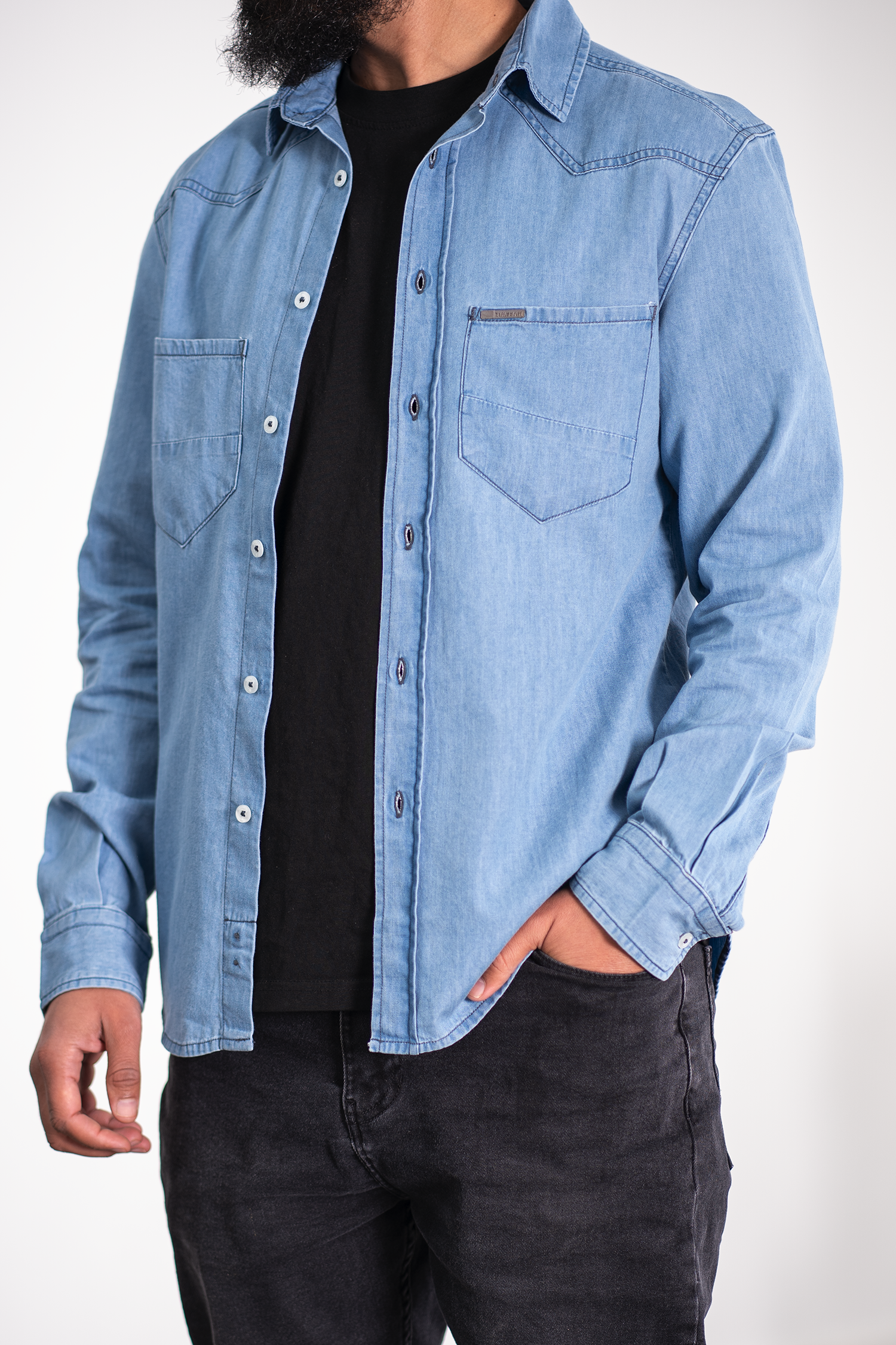 Chemise denim - Bleach