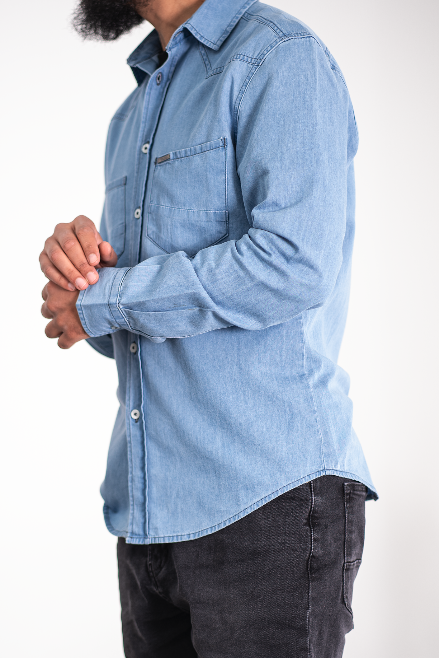 SIVEL – Chemise Denim - bleach
