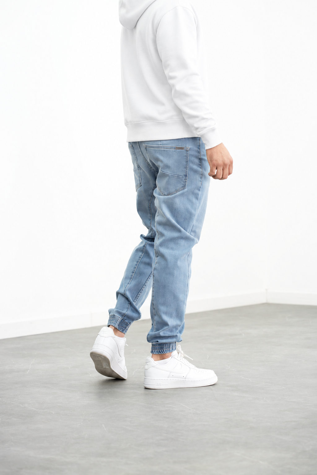 LOM – Jogpant Denim – 2 Stone