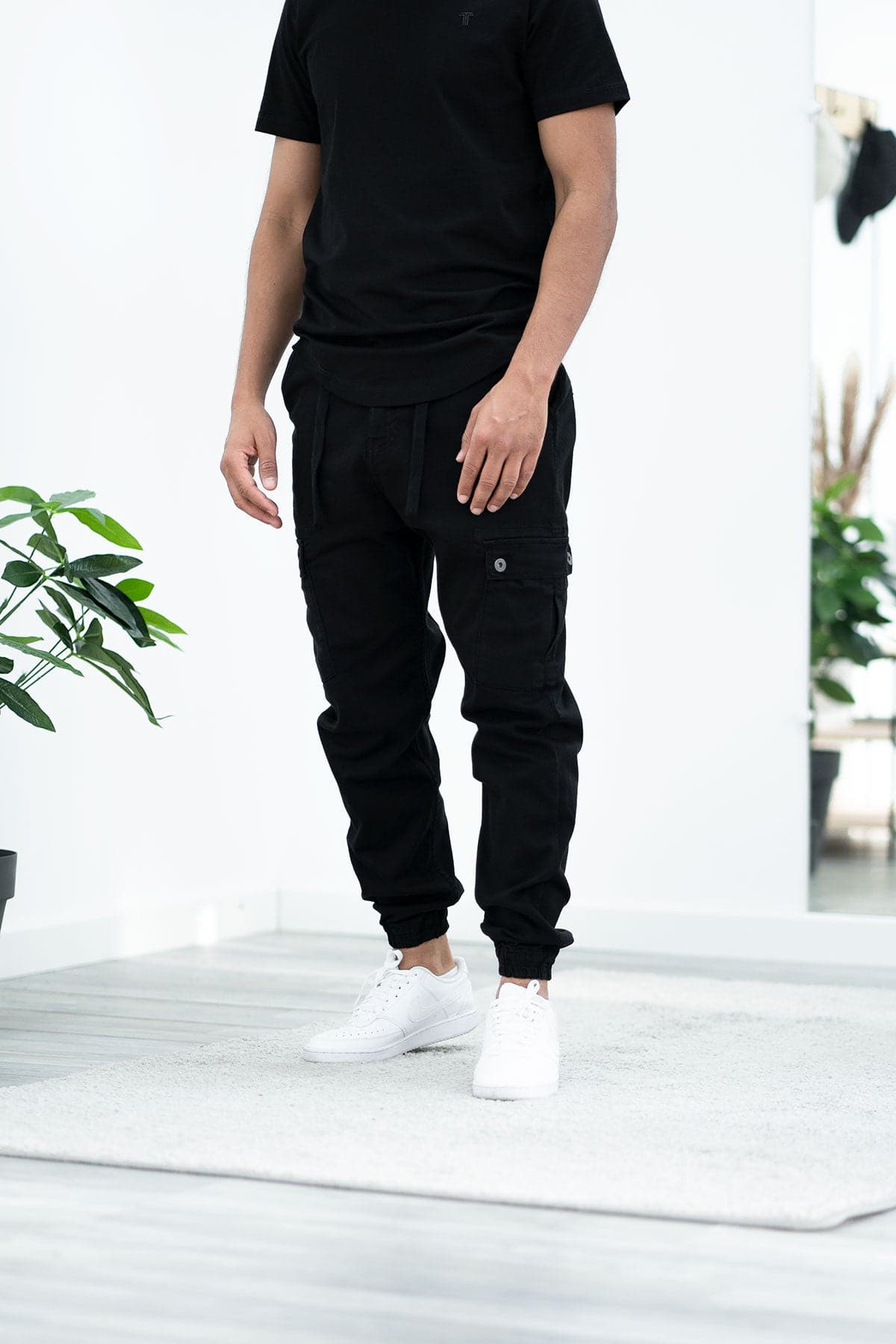 Pantalon jogpant cargo Chevy - noir