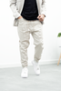 PANTALON HOMME CARGO CREME