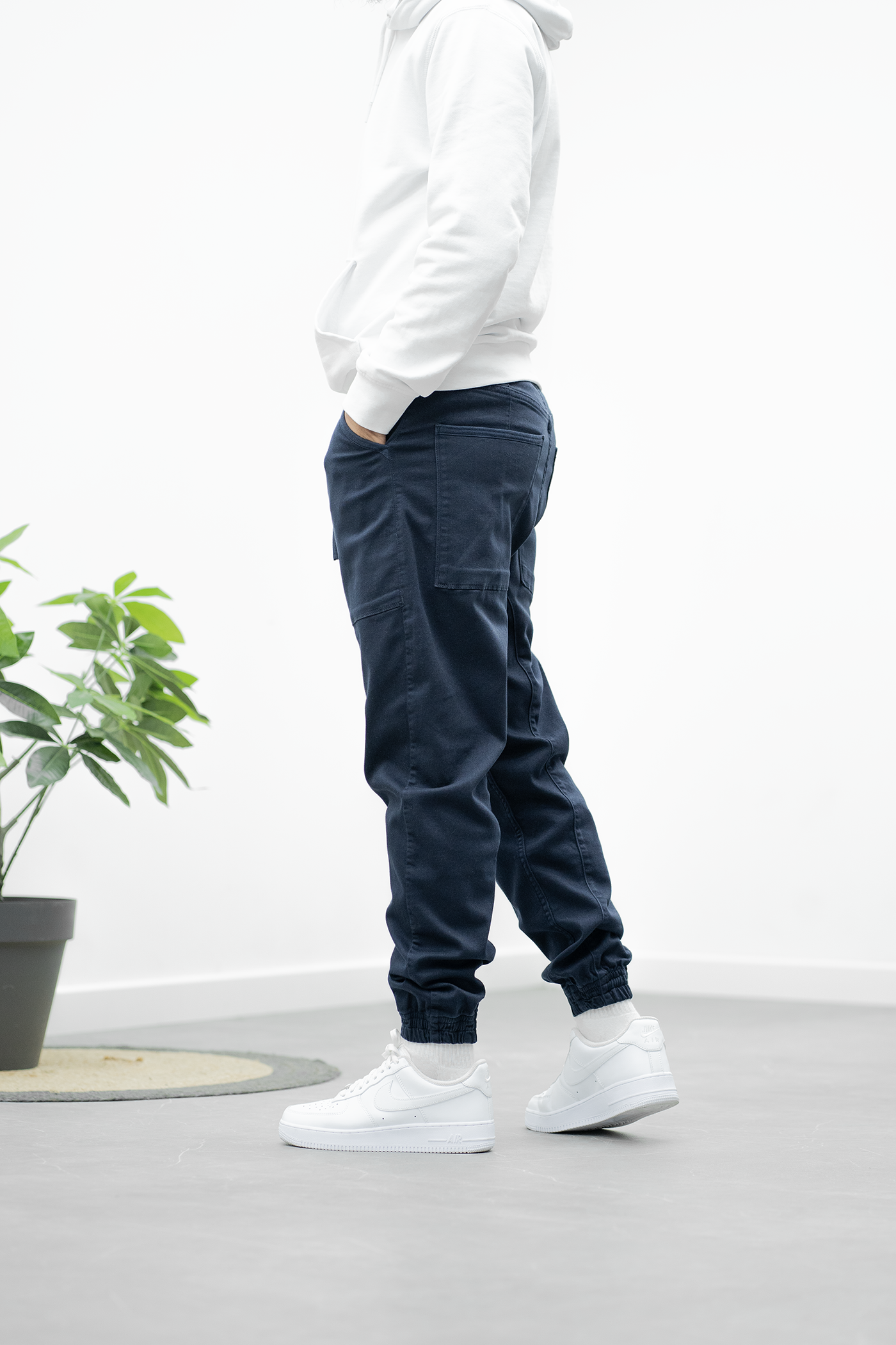 Pantalon jogpant Brod - marine