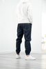PANTALON HOMME JOGPANT JEANS BLEU BRUT