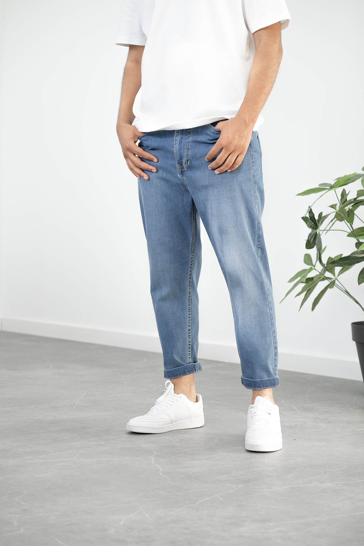 Pantalon 7/8ème jeans 2 stone Nil