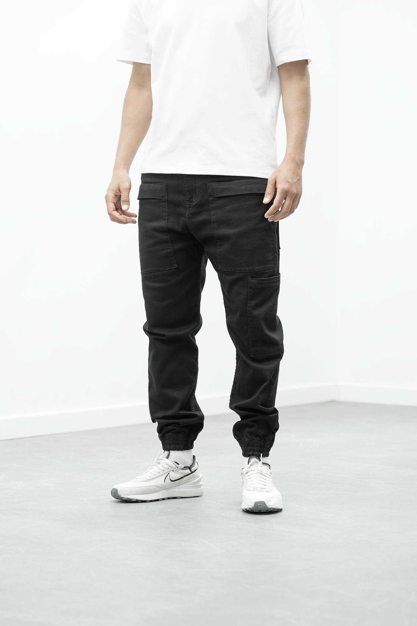 Pantalon jogpant cargo Gate - Noir