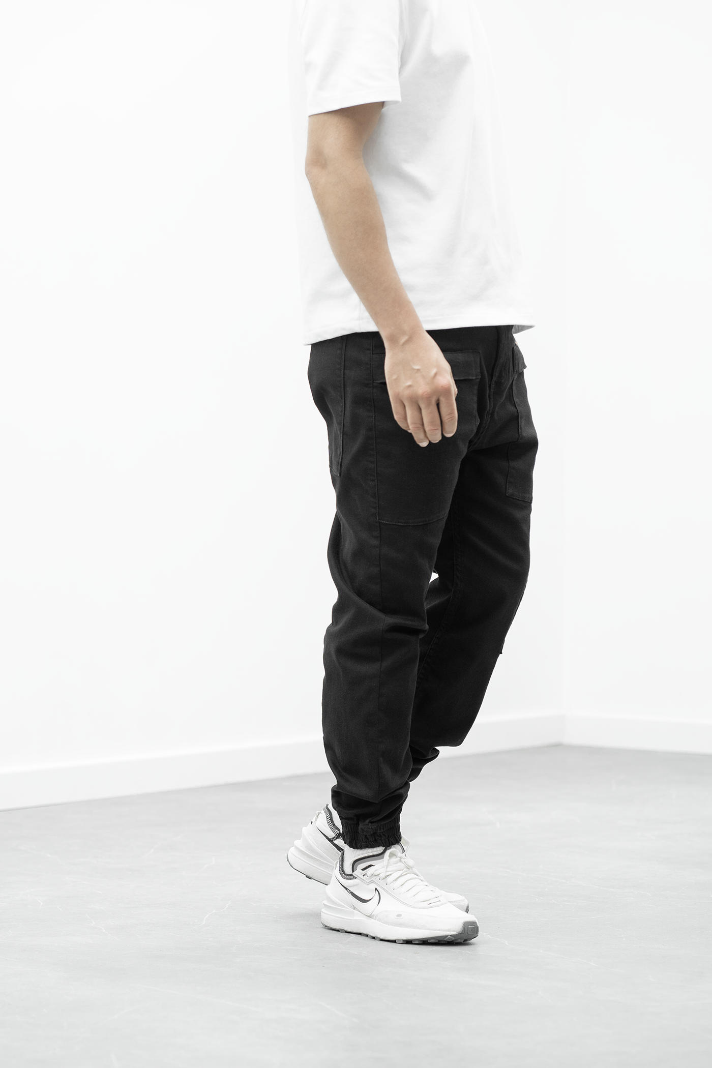 Pantalon jogpant cargo Gate - noir