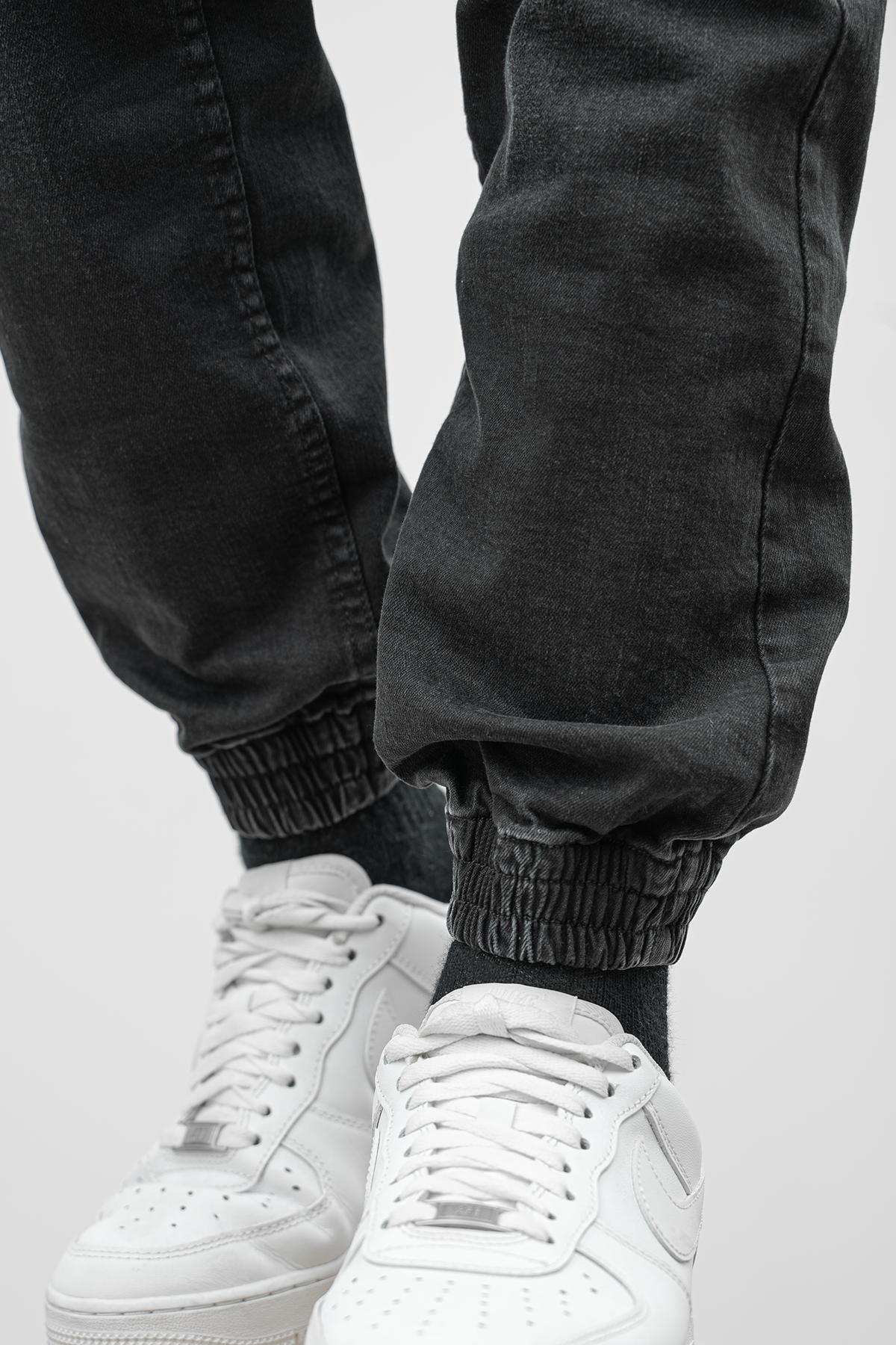 Pantalon jogpant jeans stone Dark