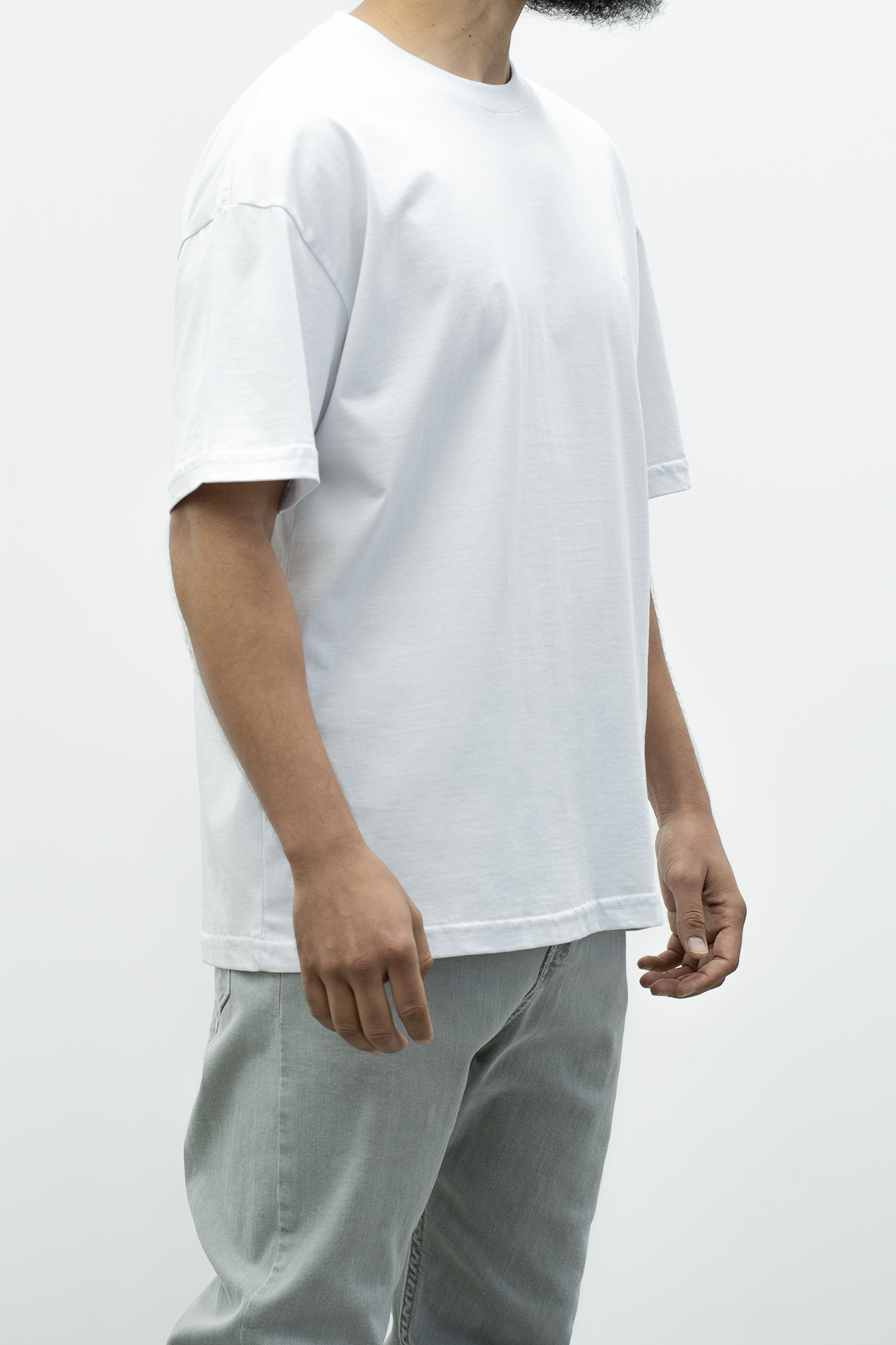T-shirt oversize - blanc