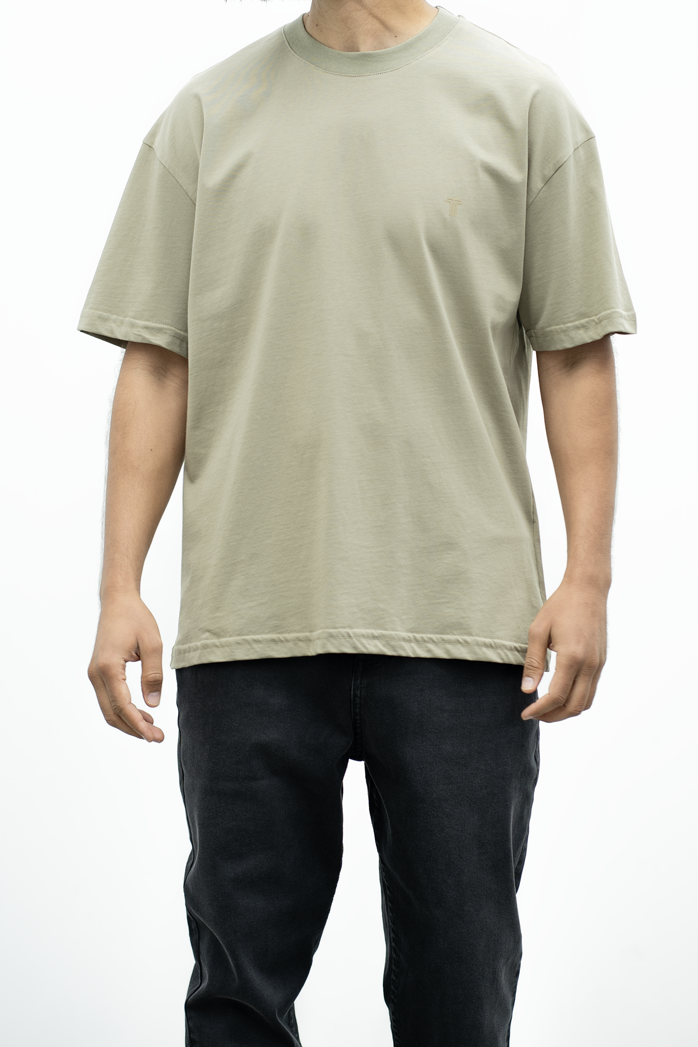 T-shirt oversize - olive