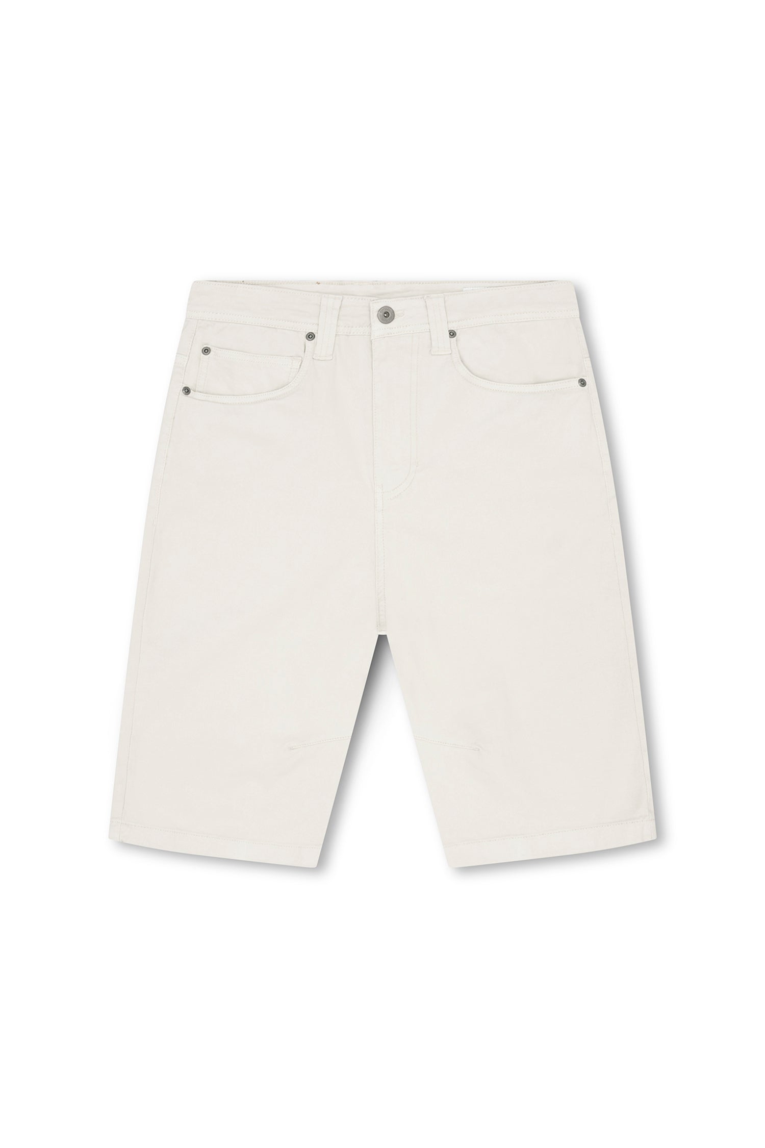 Bermuda long confort - Crème