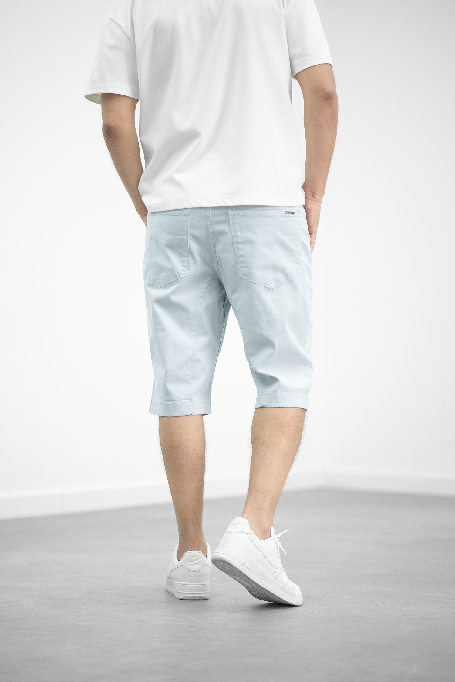 Bermuda long Soft - azur