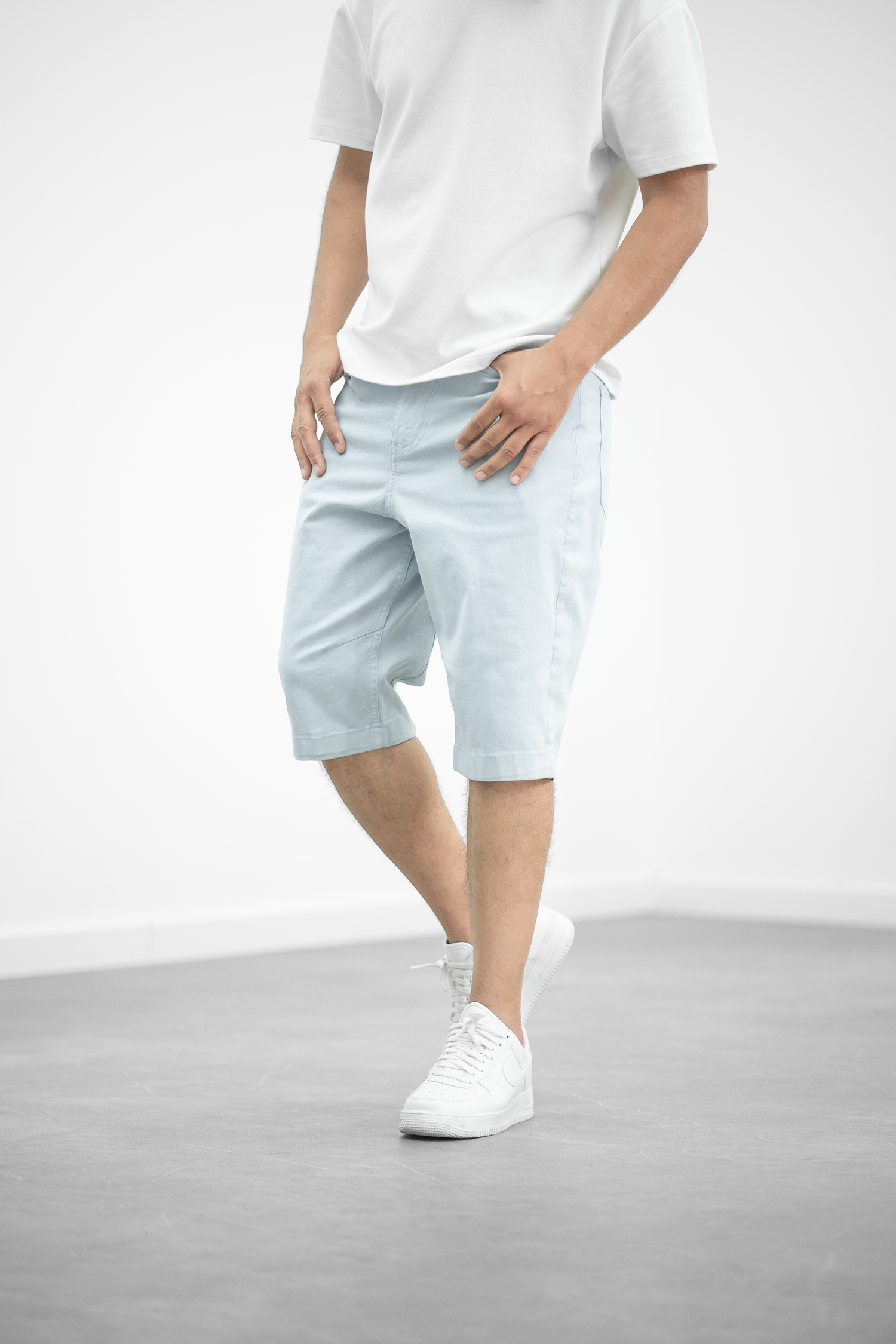 Bermuda long Soft - azur