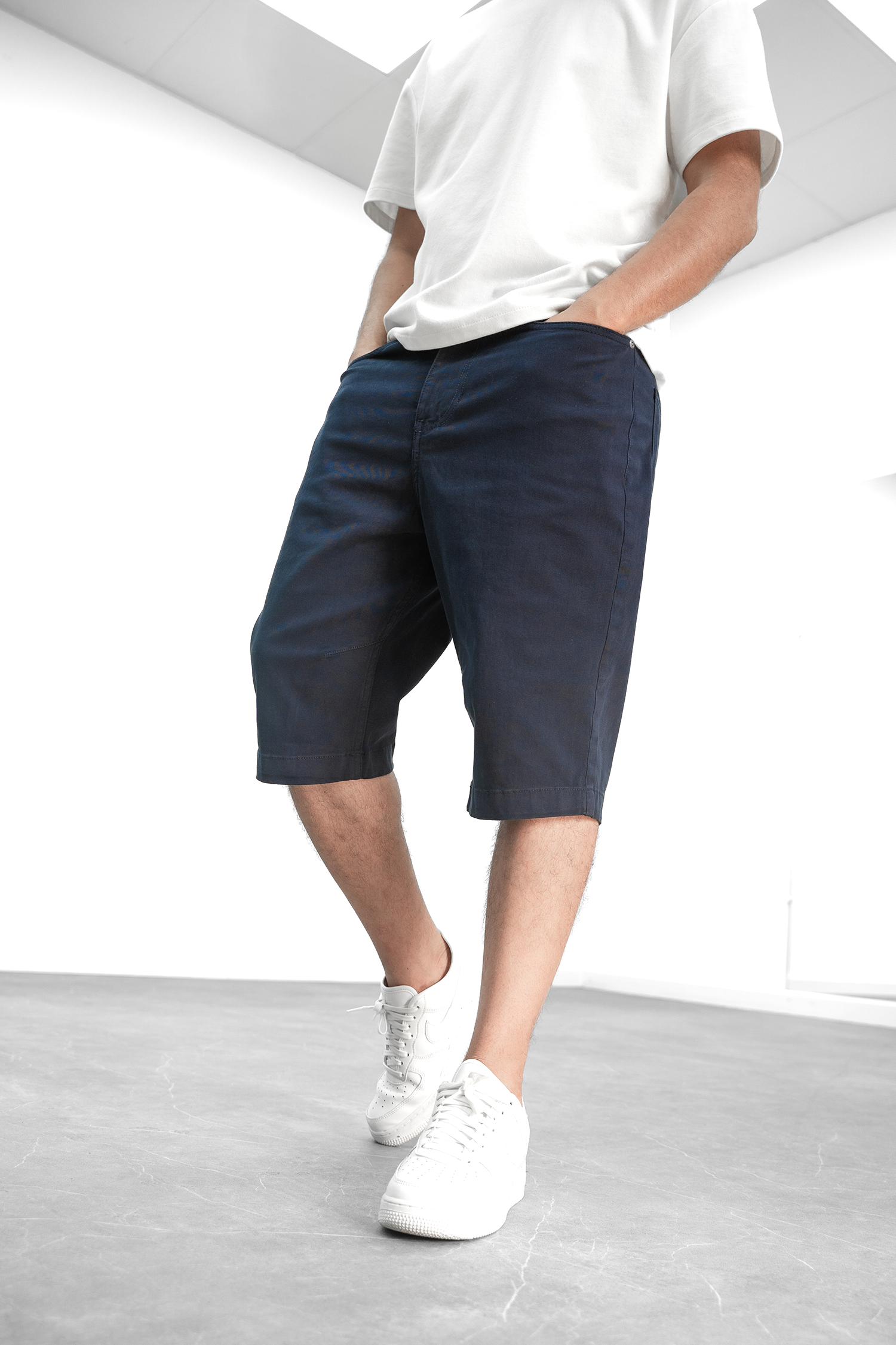 Bermuda long Soft - marine
