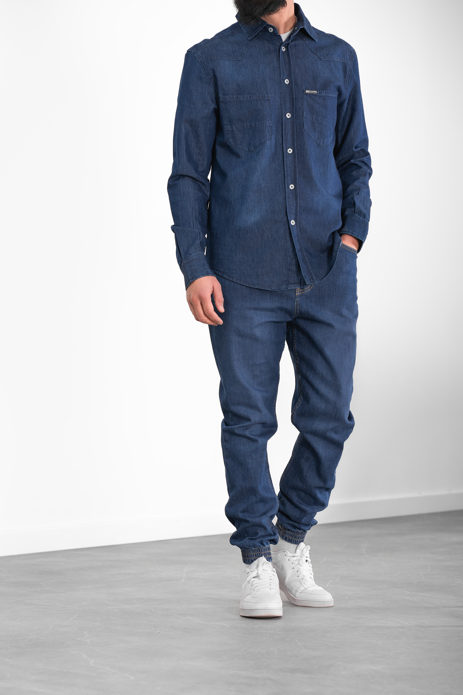 MIST – Jogpant Denim Stoned - stone