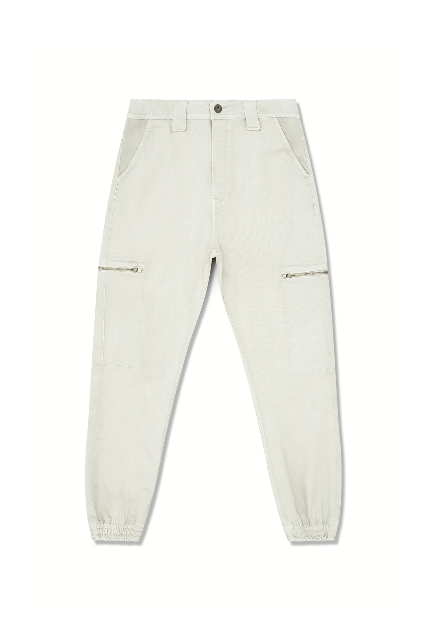 Pantalon jogpant cargo Ezon - Crème