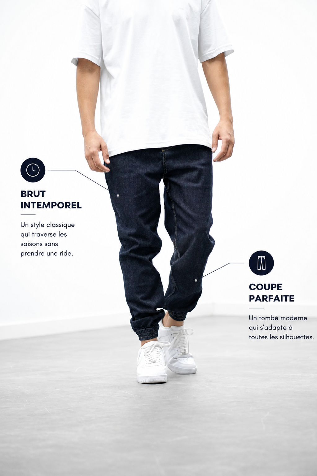 LOM – Jogpant Denim – Brut