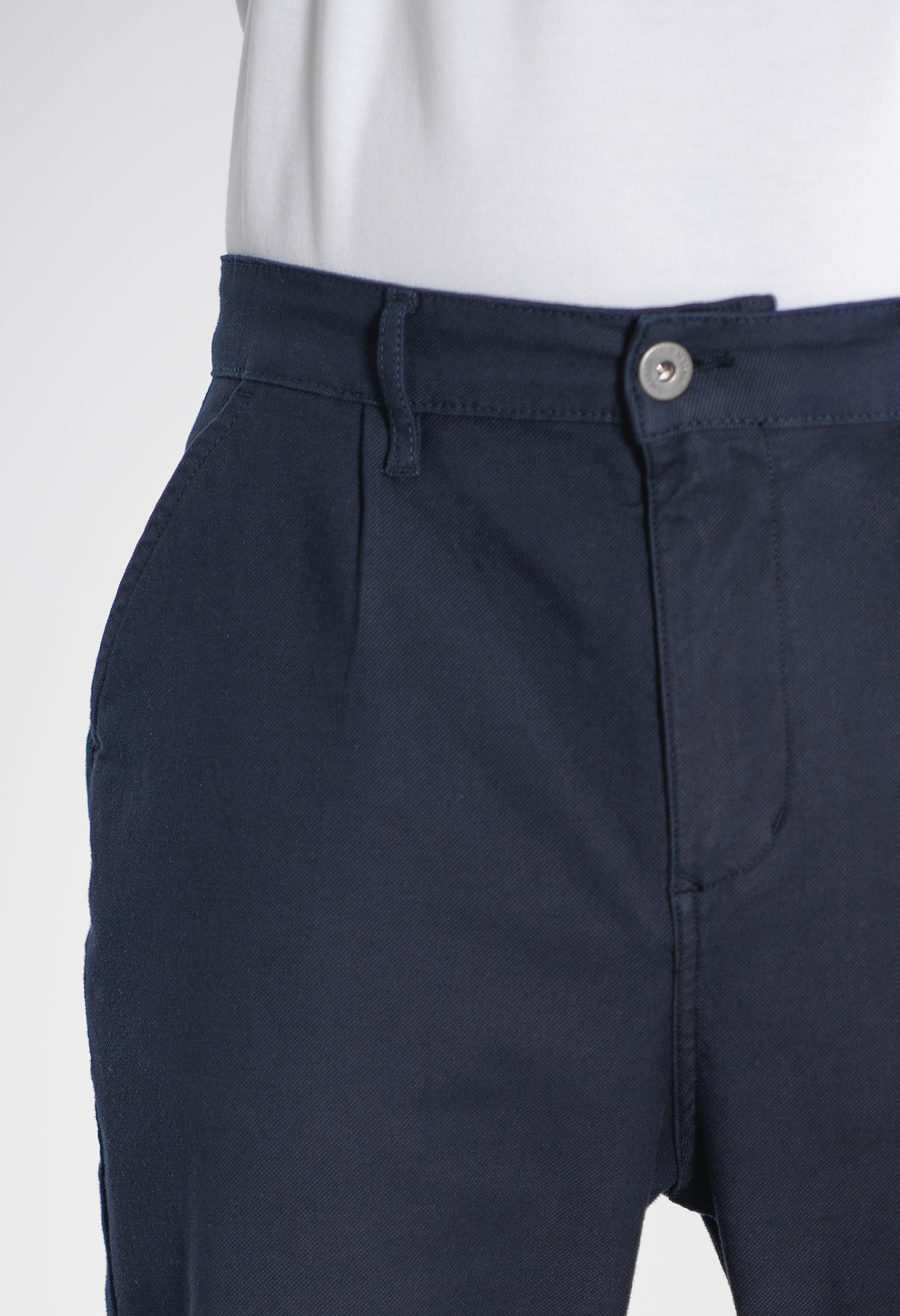 PINCE – Pantalon Piqué - marine
