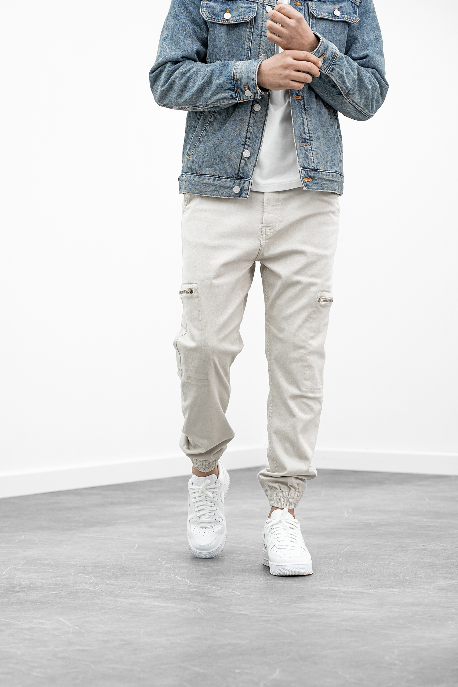 EZON – Jogpant Cargo - crème