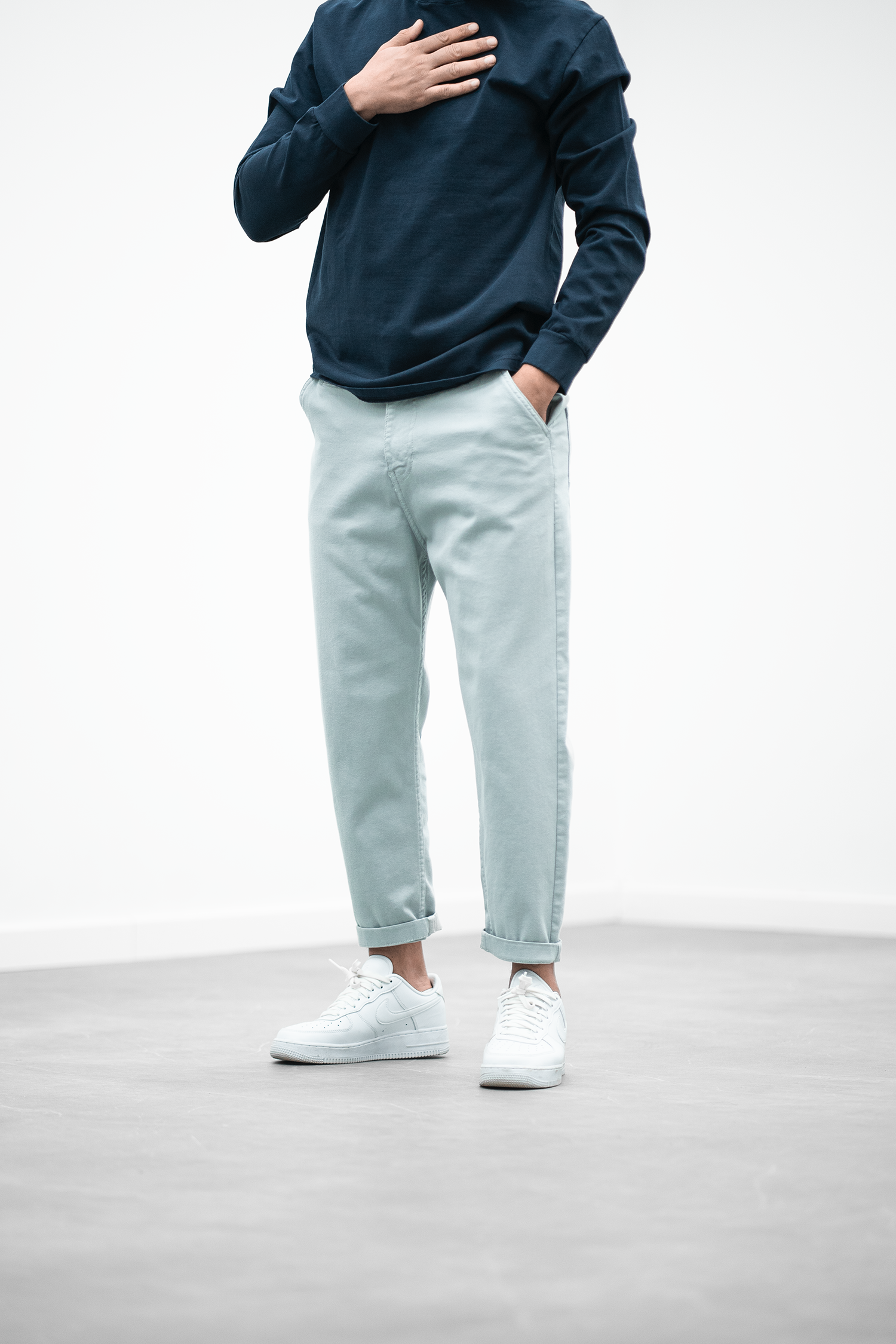 Pantalon 7/8ème Chevy - bleu brume