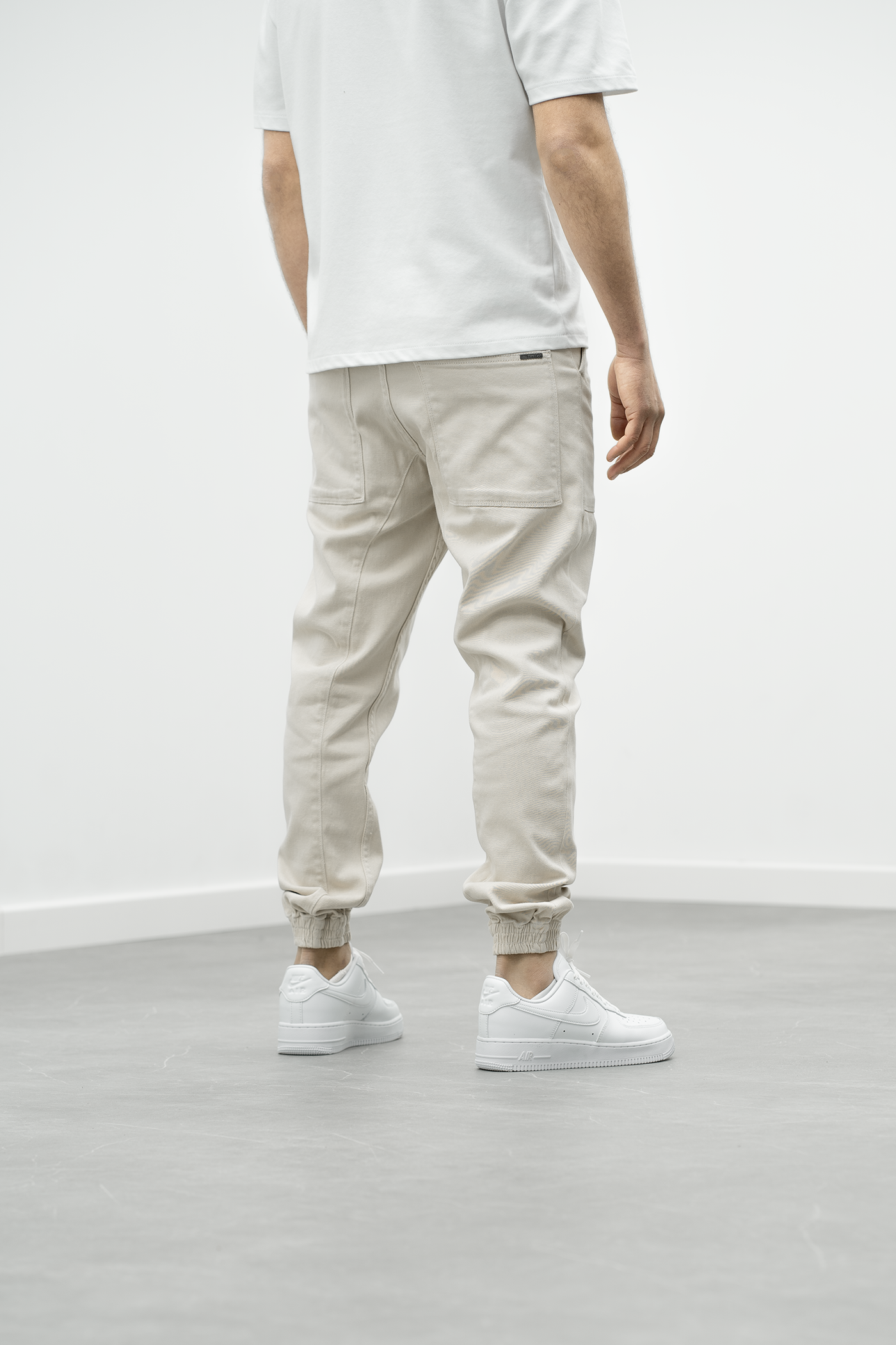 Pantalon jogpant Brod - crème