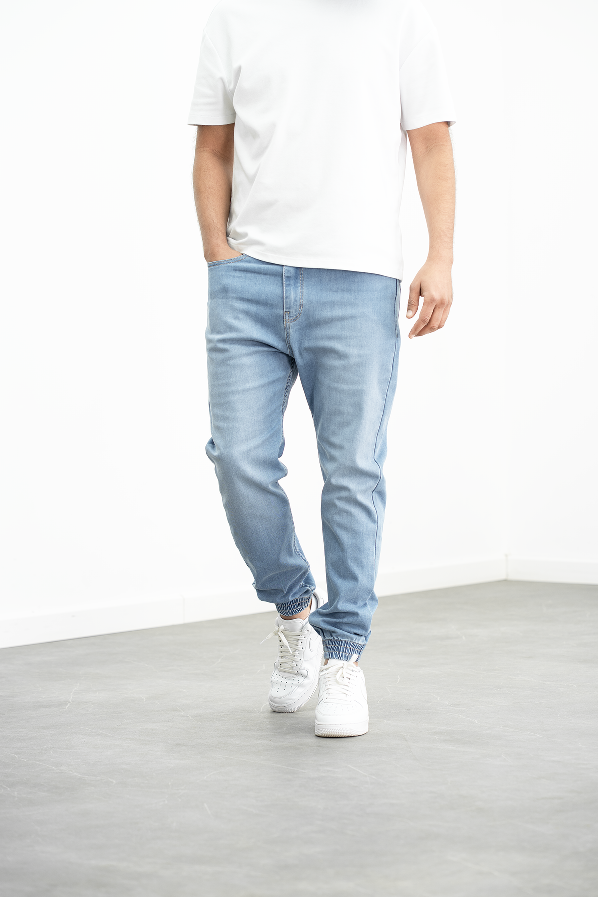 LOM – Jogpant Denim – 2 Stone