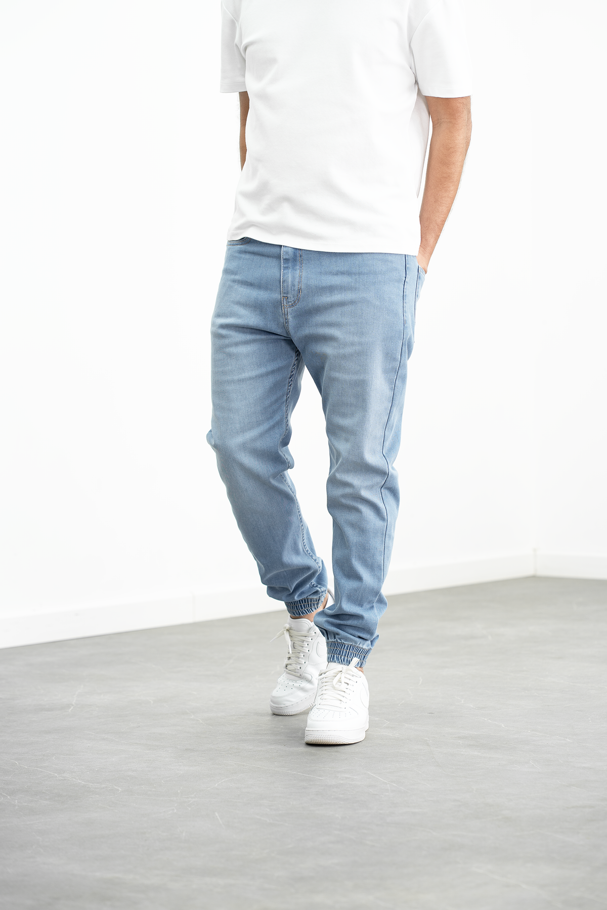 LOM – Jogpant Denim – 2 Stone