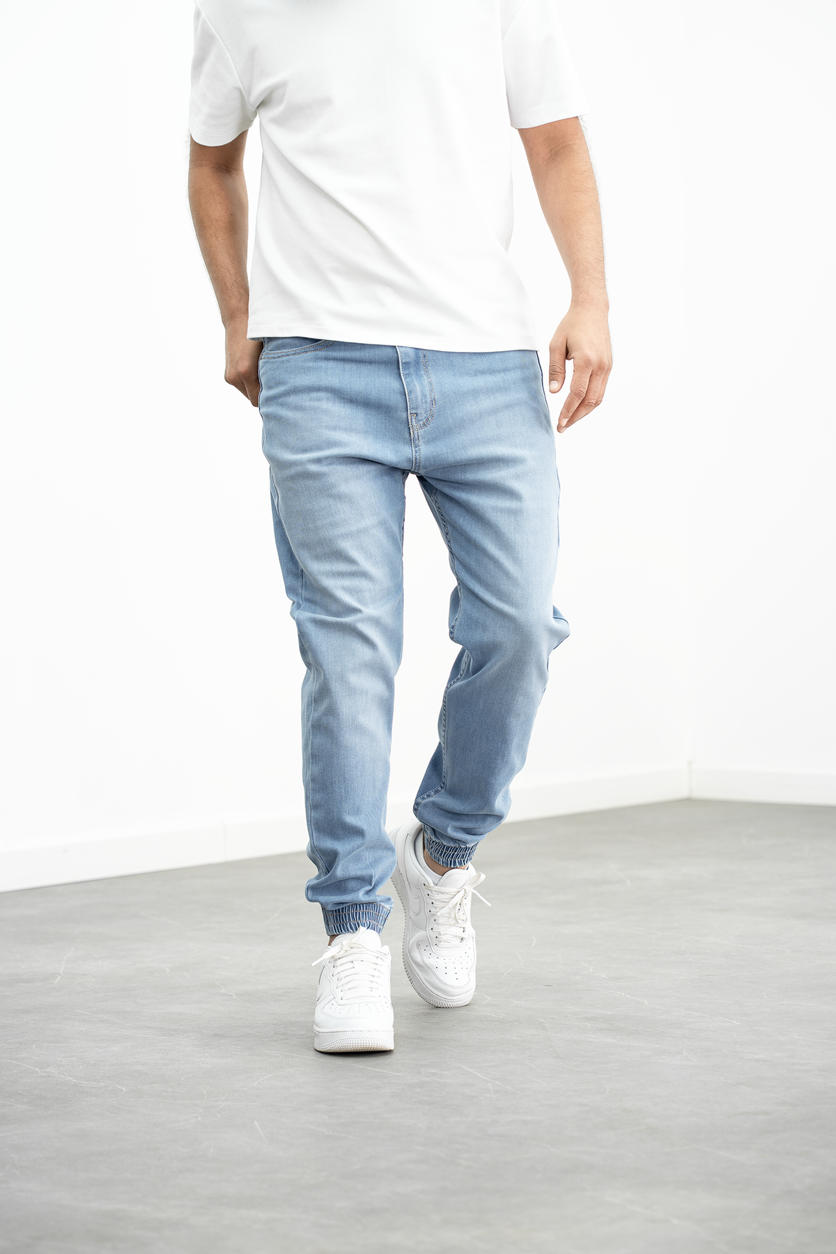 LOM – Jogpant Denim – 2 Stone