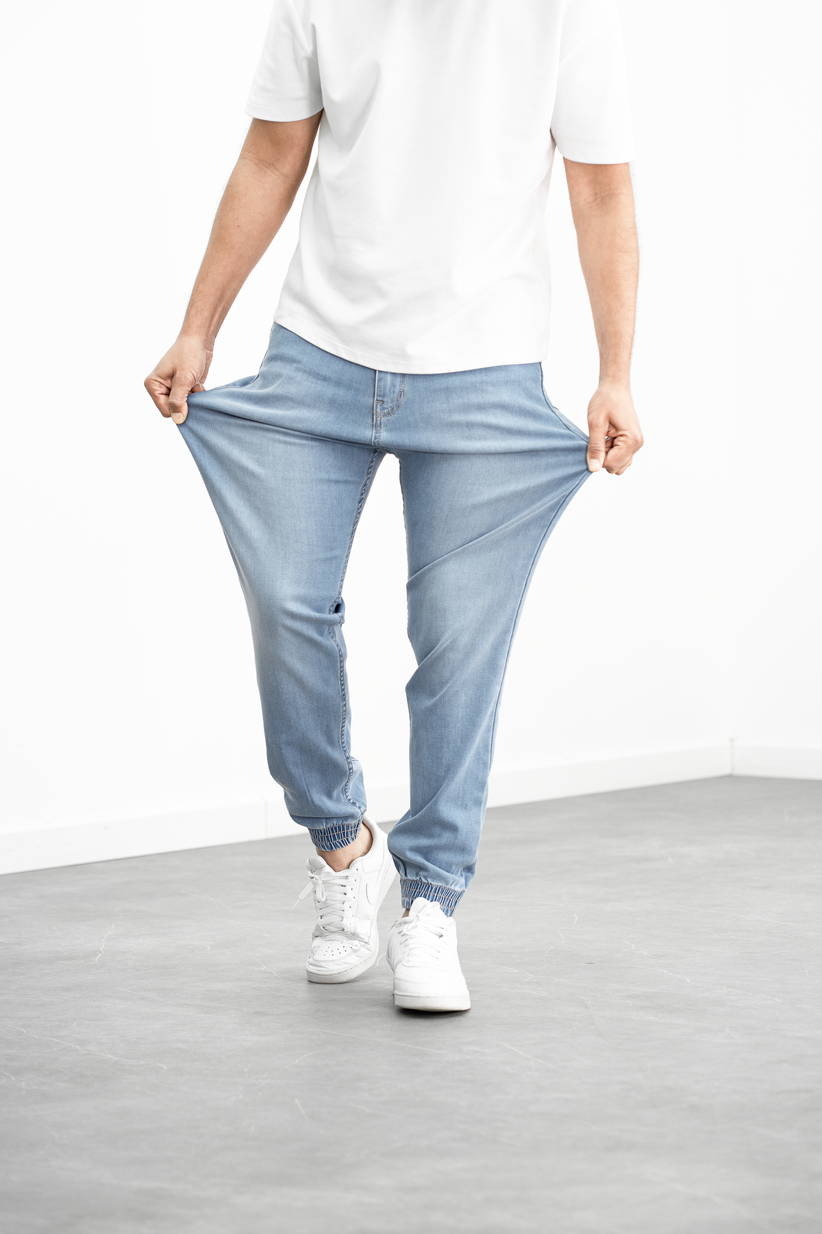 LOM – Jogpant Denim – 2 Stone