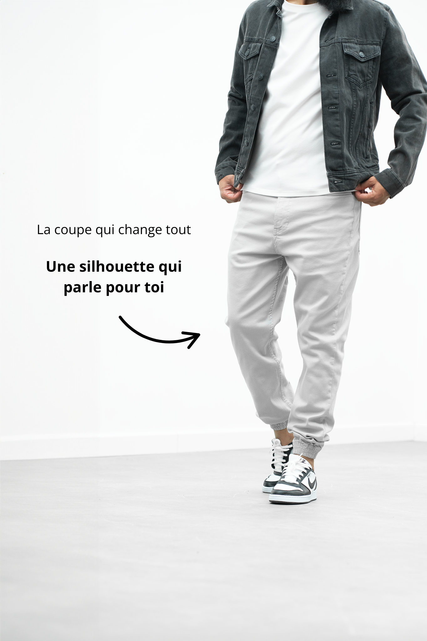Pantalon jogpant Chevy - gris clair