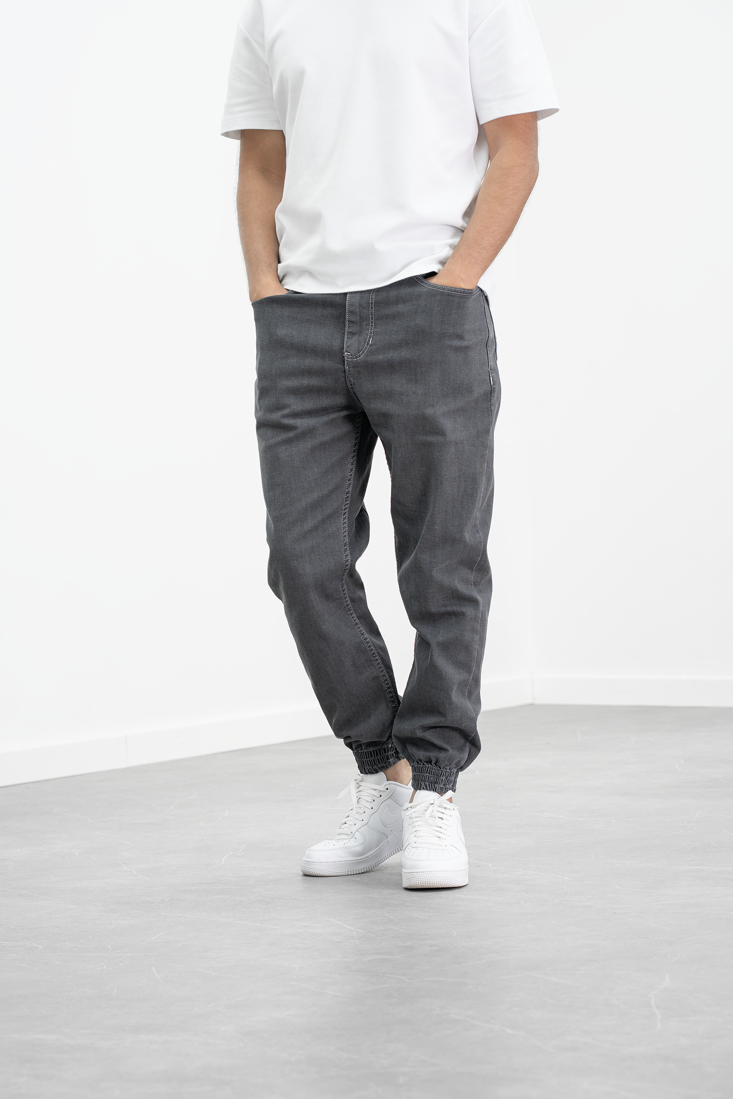 ELVI - Jogpant Denim