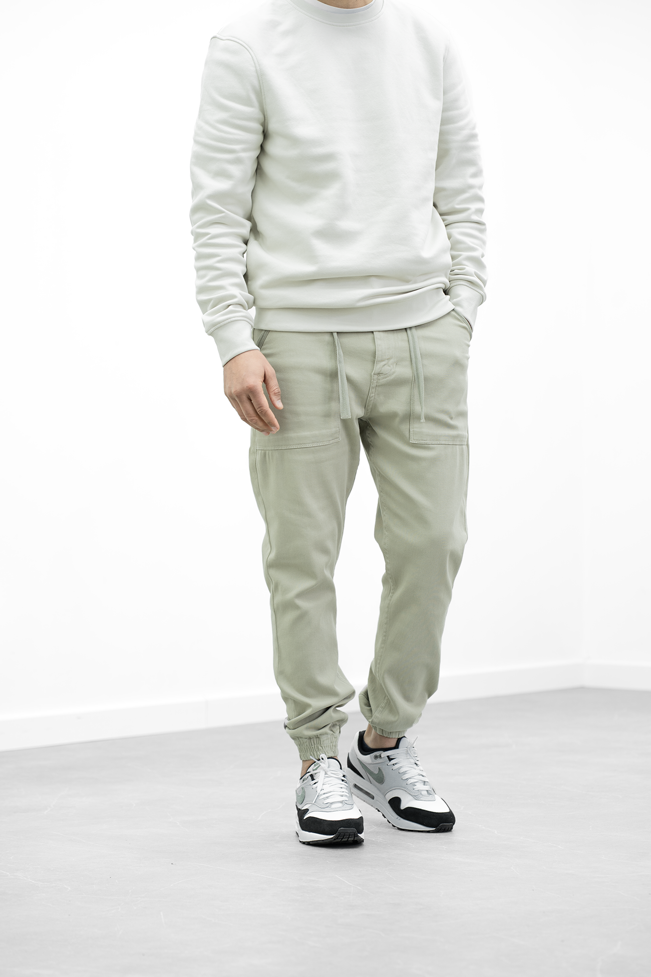 Pantalon jogpant Brod - dune