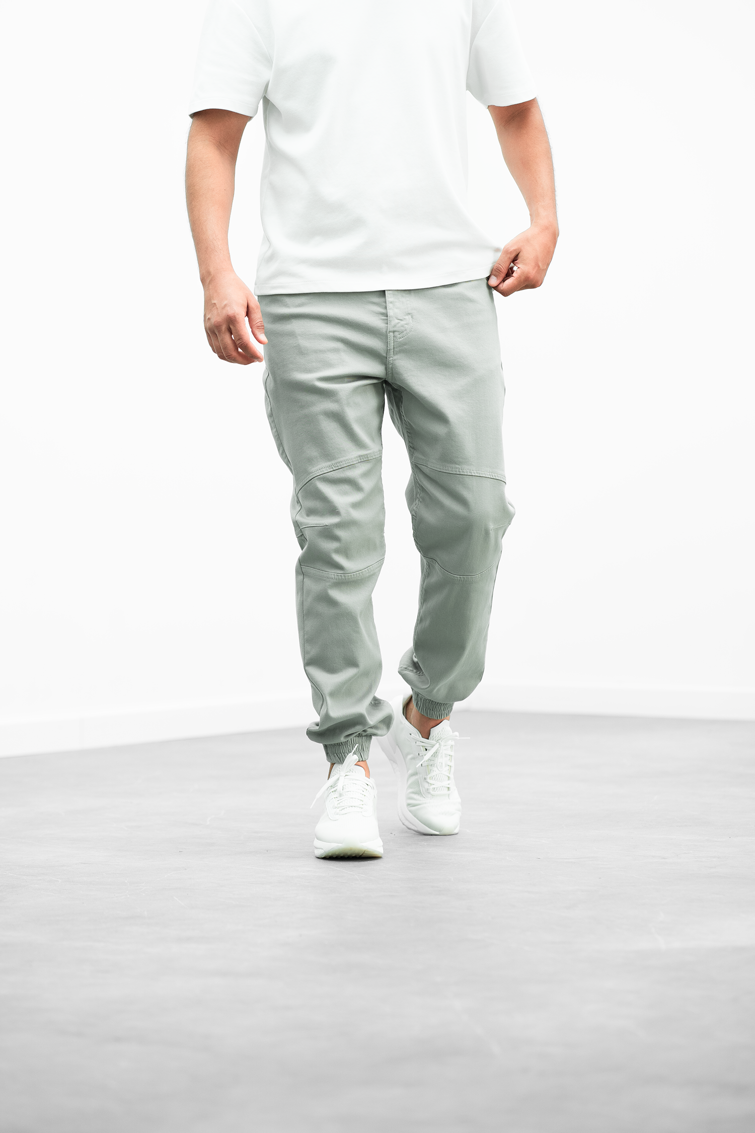 Pantalon jogpant Node - amande