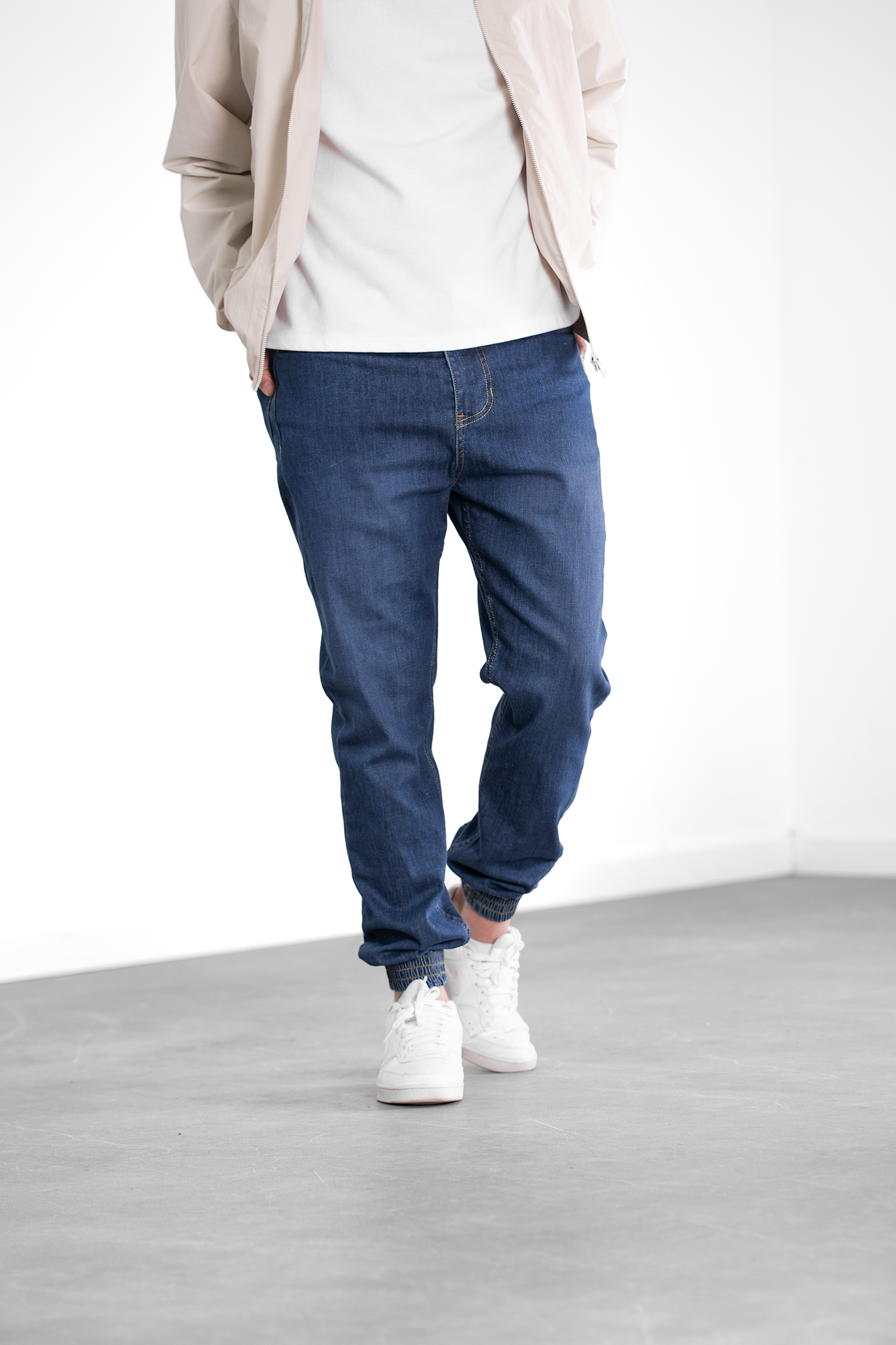MIST – Jogpant Denim Stoned - Stone