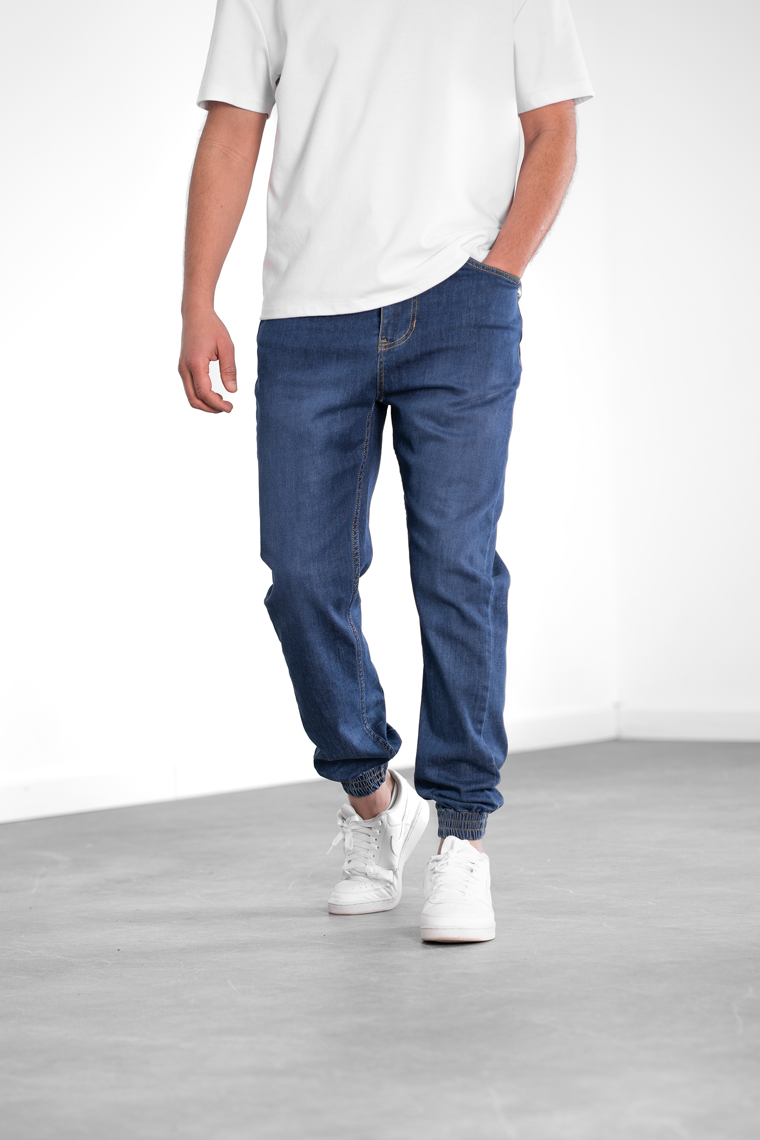 MIST – Jogpant Denim Stoned - stone