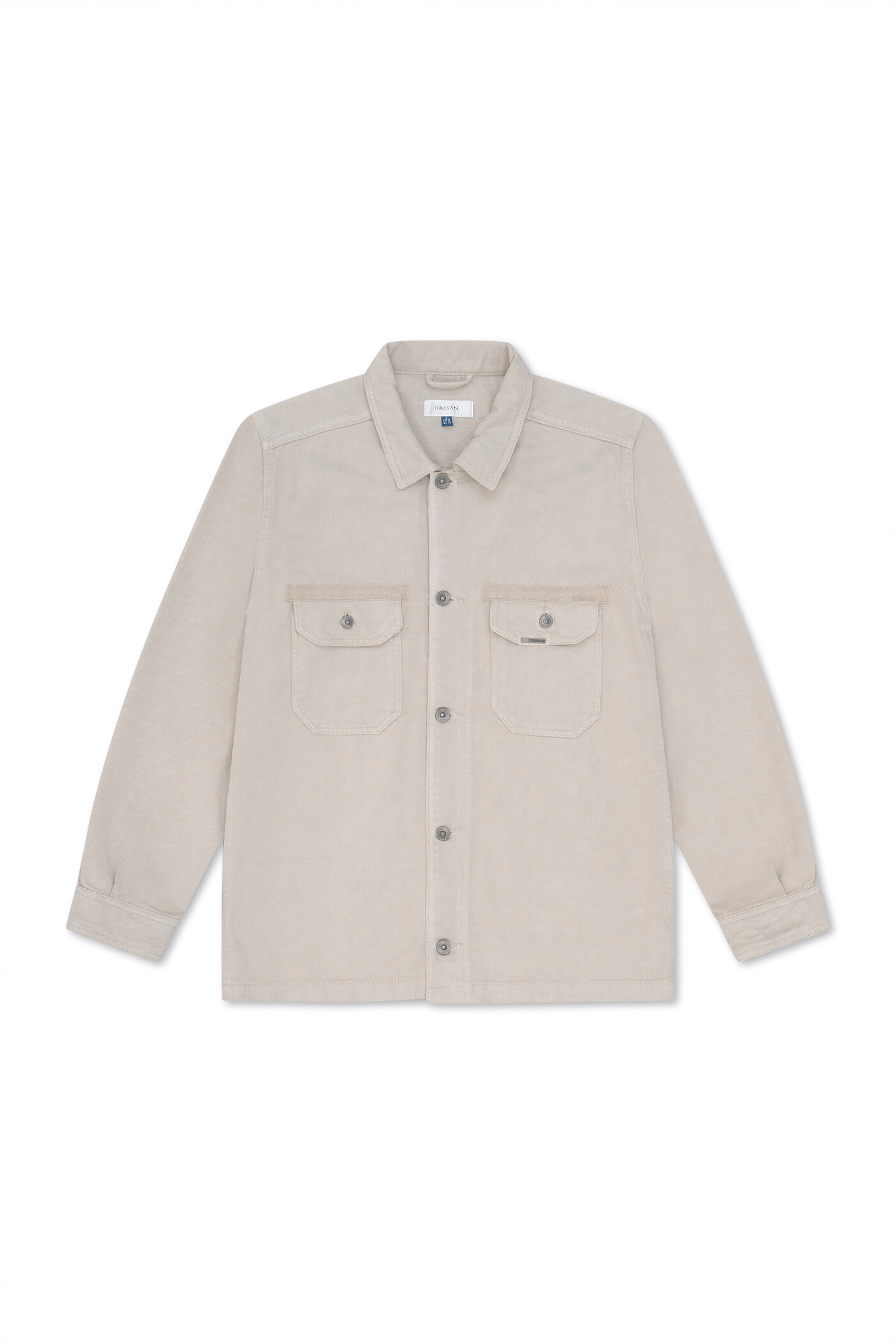 Surchemise sergé - Crème