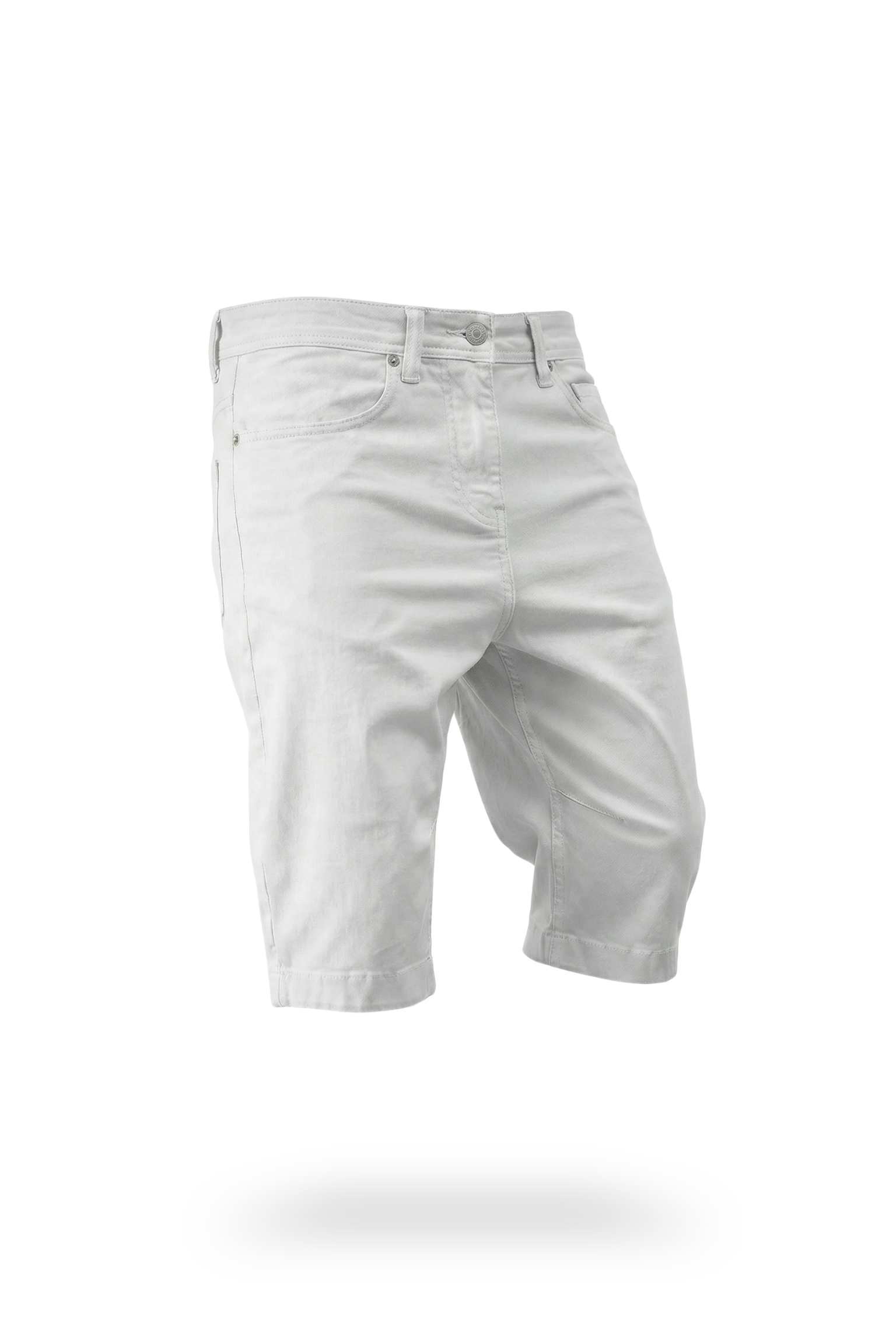 SOFT - Bermuda long - Gris clair