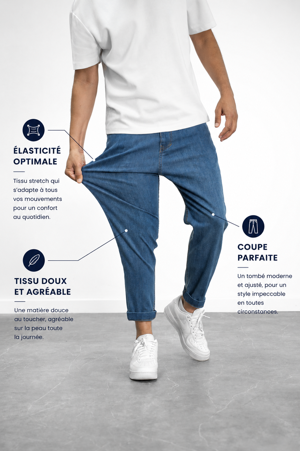 MIST – Pantalon 7/8 – Stone