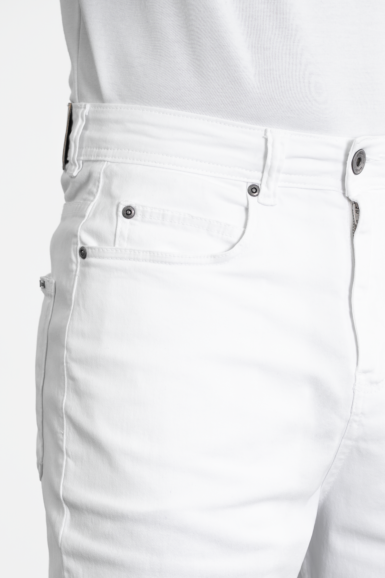 SOFT - Bermuda long - blanc