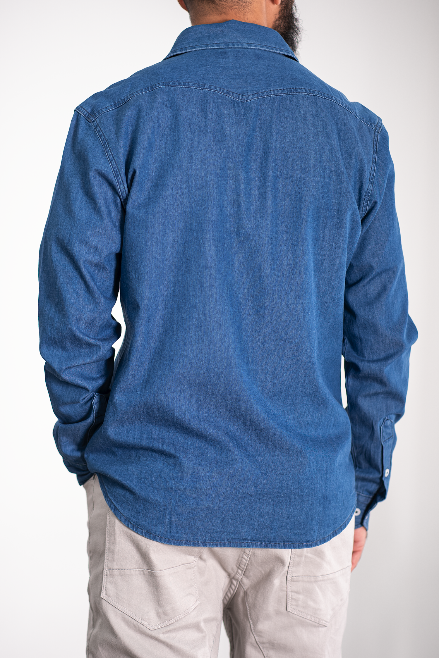 Chemise denim - stone