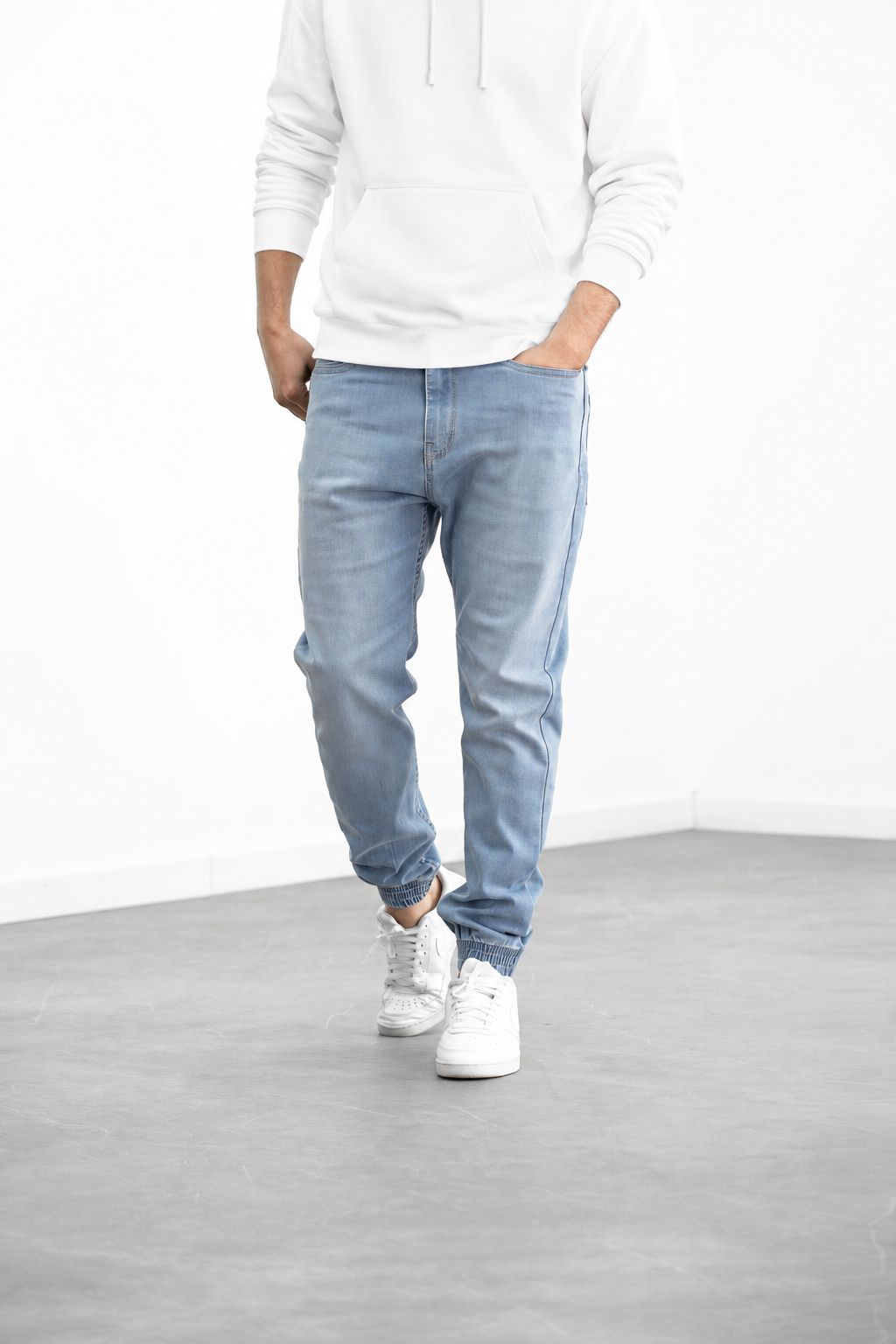 LOM – Jogpant Denim – 2 Stone