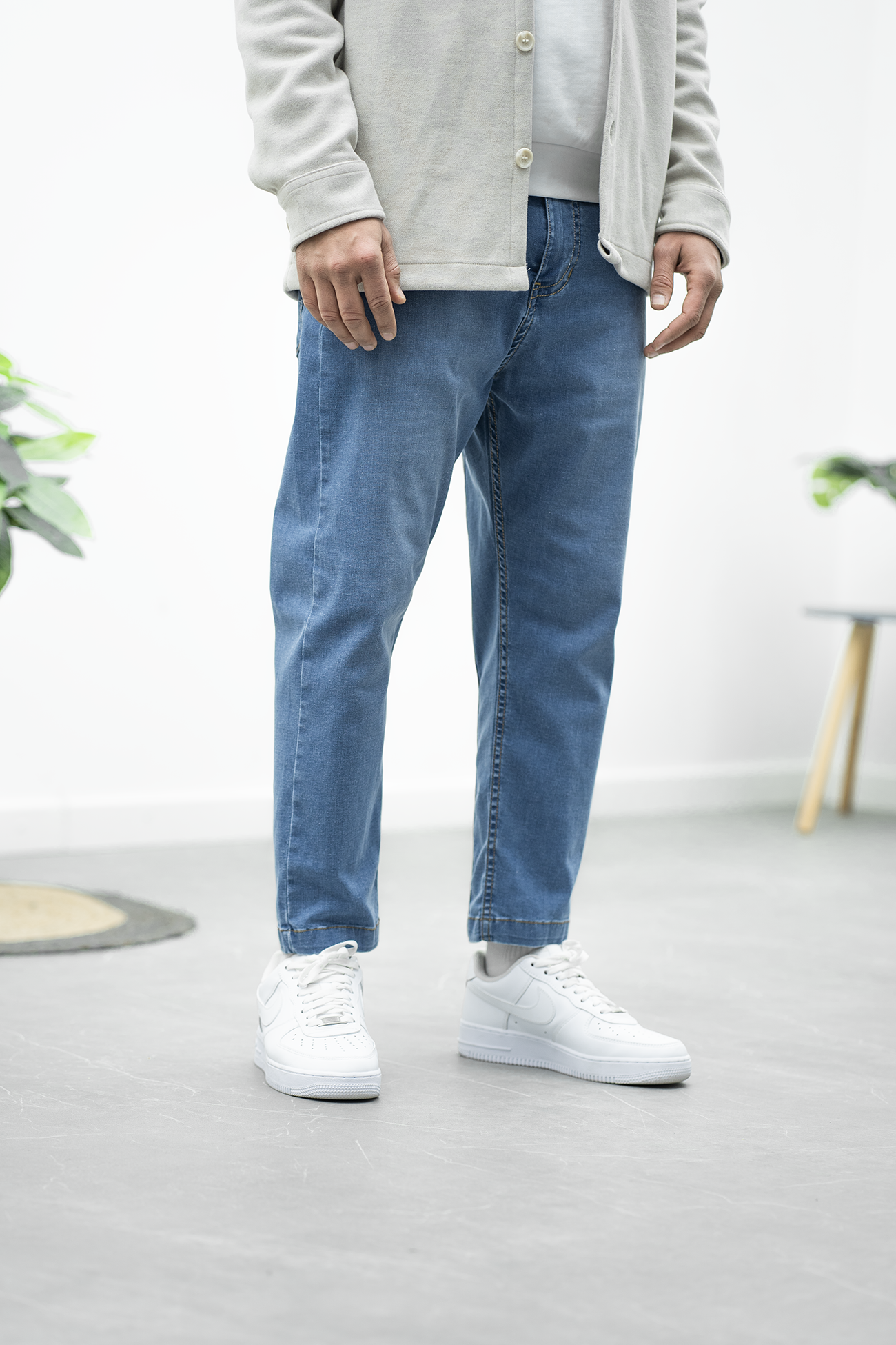 PANTALON HOMME 7/8ÈME JEANS 2 STONE - Timssan