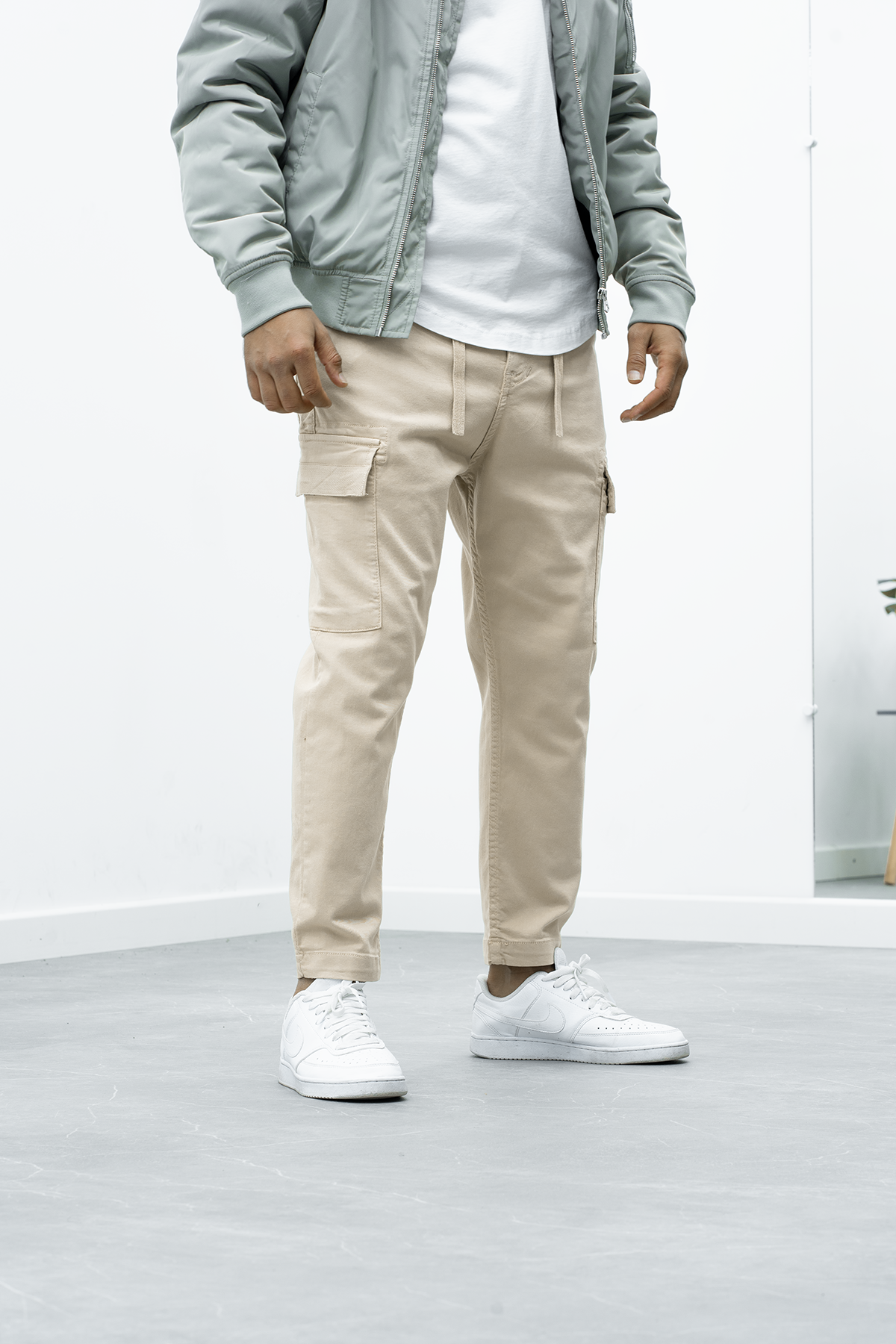 PANTALON HOMME 7/8ÈME CHINO CARGO - Timssan