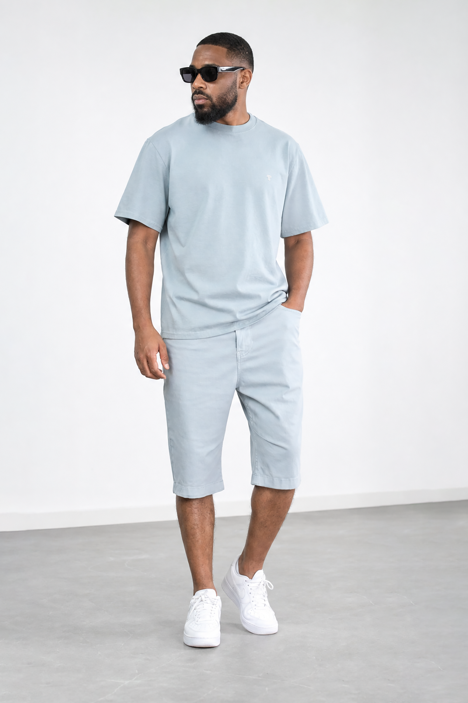 BUILT 280 - T-shirt - Bleu ciel