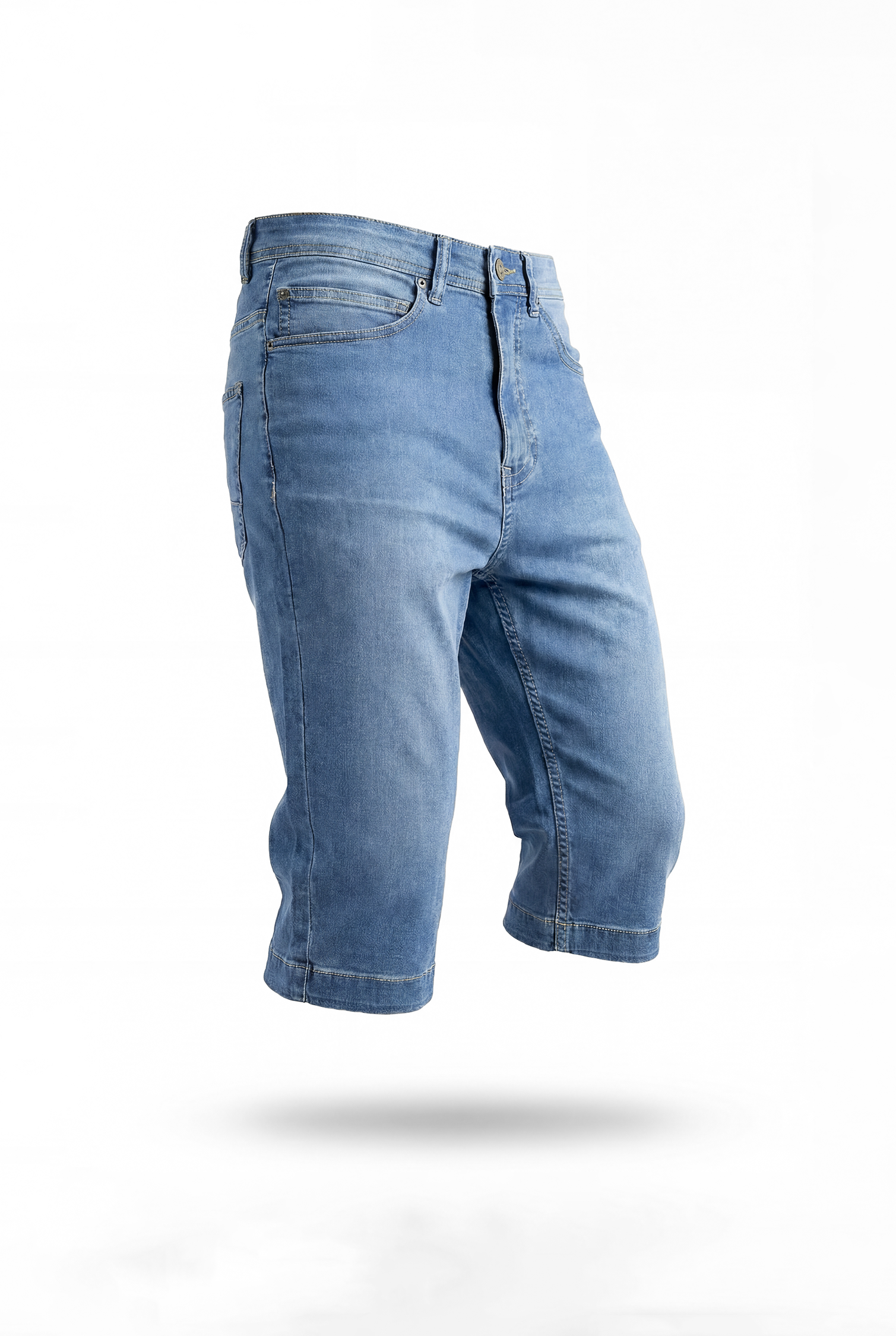 NIL – Bermuda Long Denim - stone