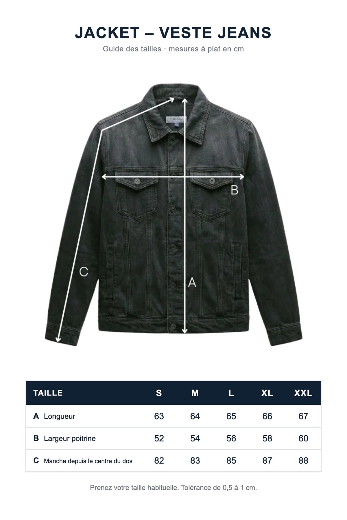 JACKET – veste jeans