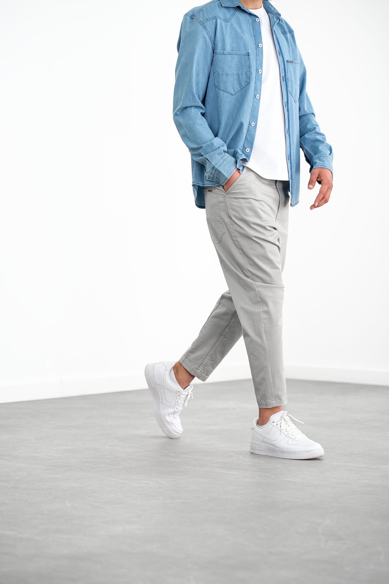 EVOK – Pantalon 7/8 - gris